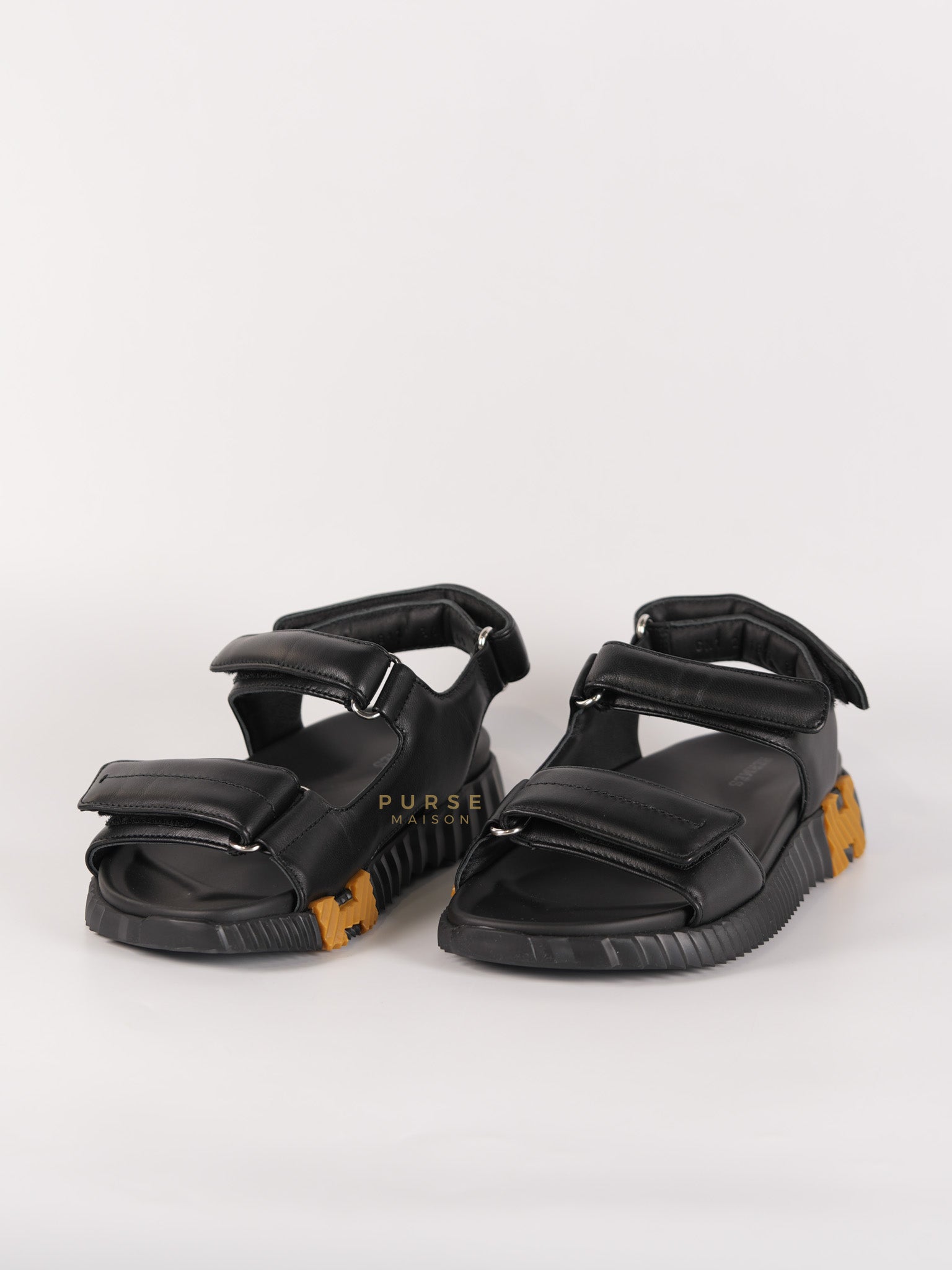 Junior Noir Sandals Size 36 EU (22.5cm) | Purse Maison Luxury Bags Shop