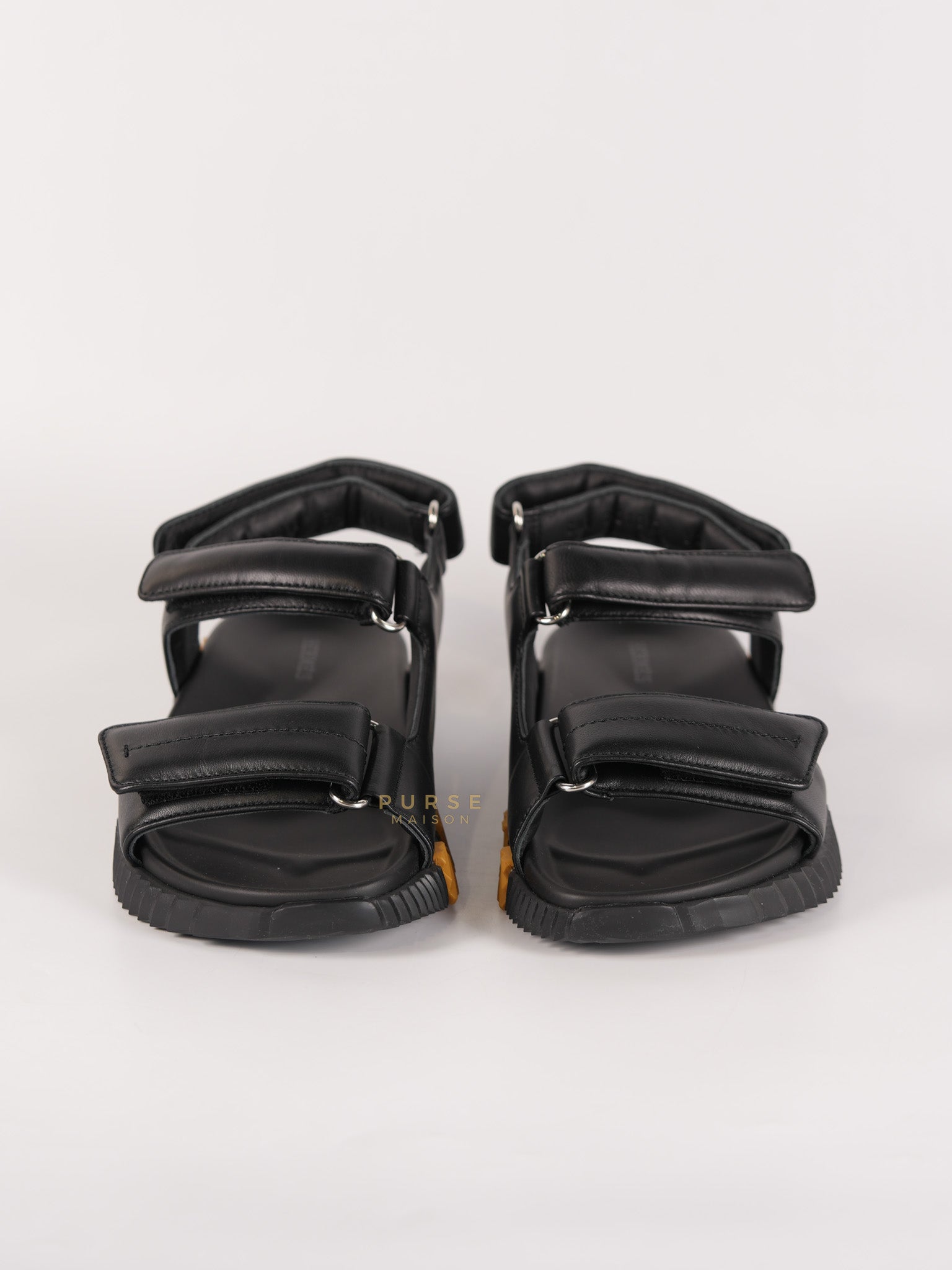 Junior Noir Sandals Size 36 EU (22.5cm) | Purse Maison Luxury Bags Shop