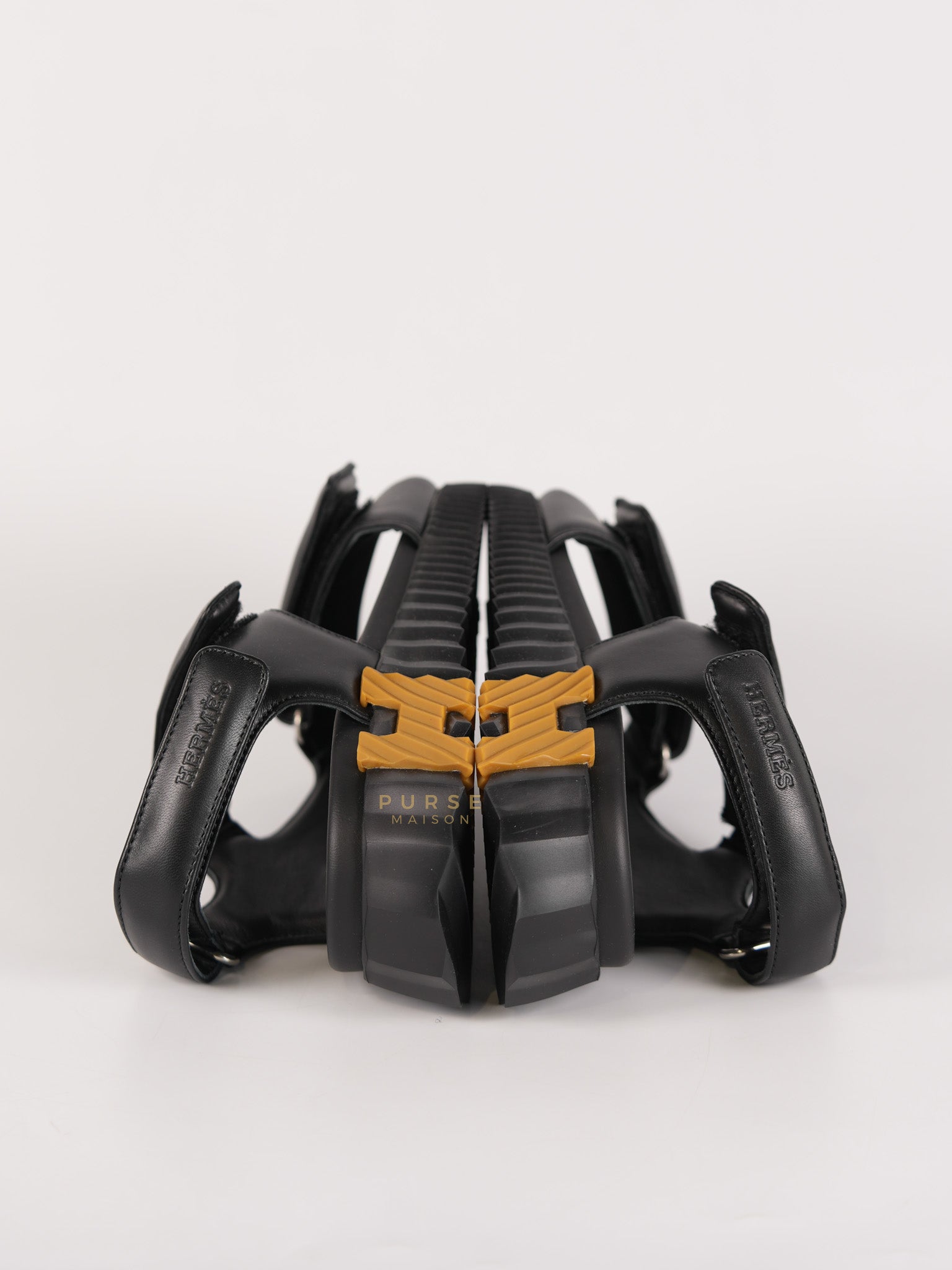 Junior Noir Sandals Size 36 EU (22.5cm) | Purse Maison Luxury Bags Shop