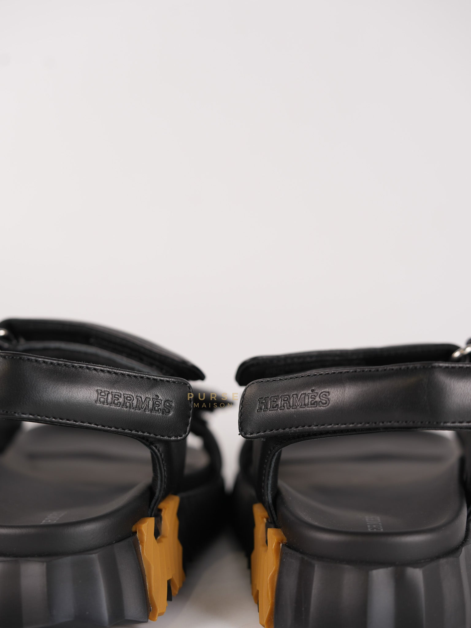 Junior Noir Sandals Size 36 EU (22.5cm) | Purse Maison Luxury Bags Shop