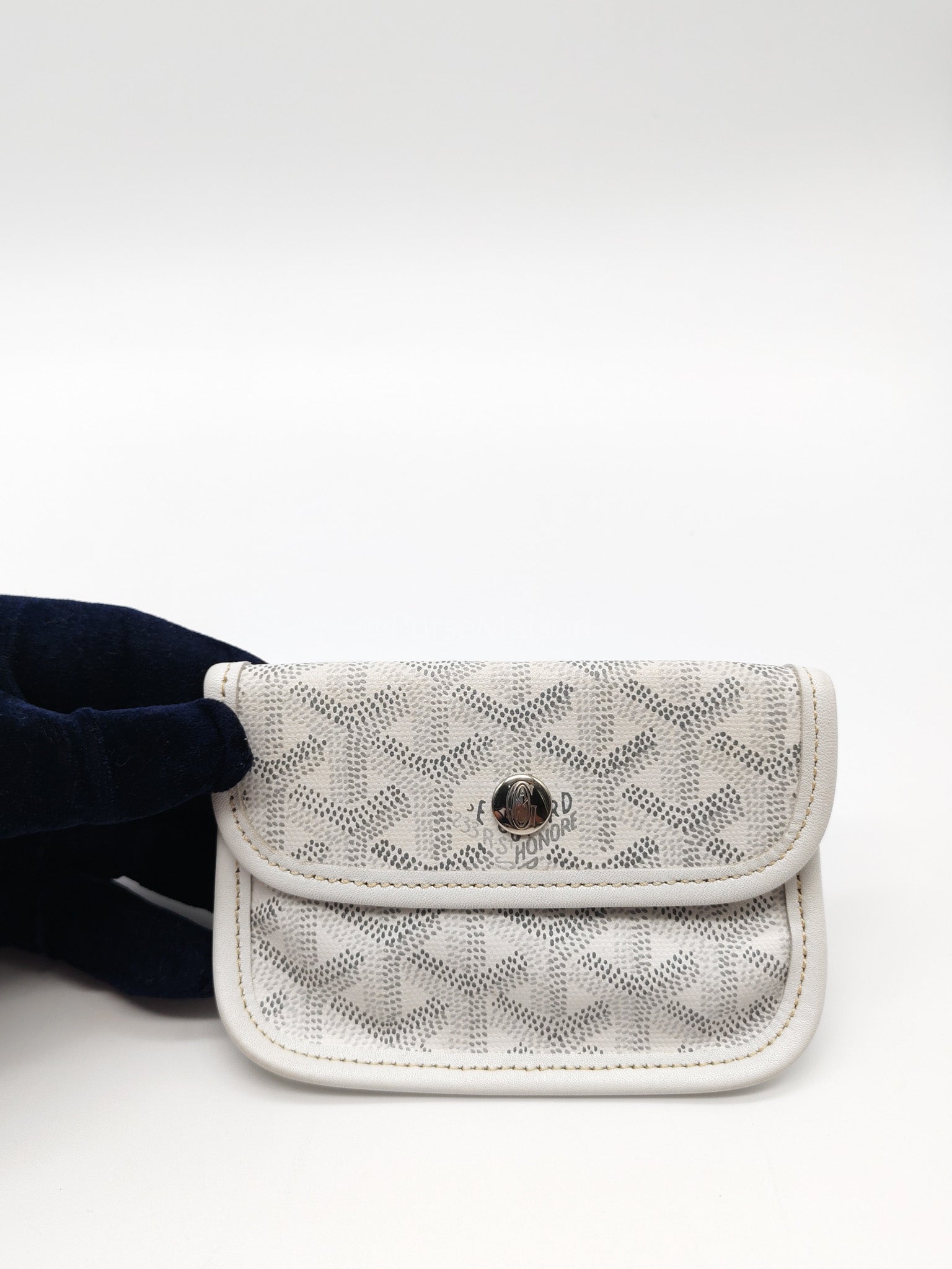 Junior Saint Louis in White Goyardine Canvas Tote Bag | Purse Maison Luxury Bags Shop