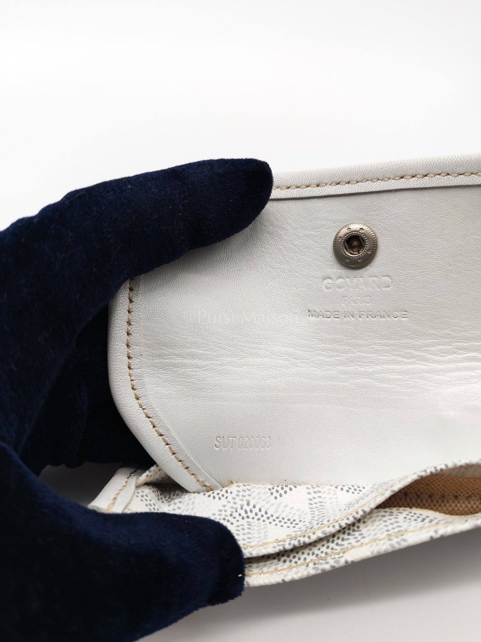 Junior Saint Louis in White Goyardine Canvas Tote Bag | Purse Maison Luxury Bags Shop