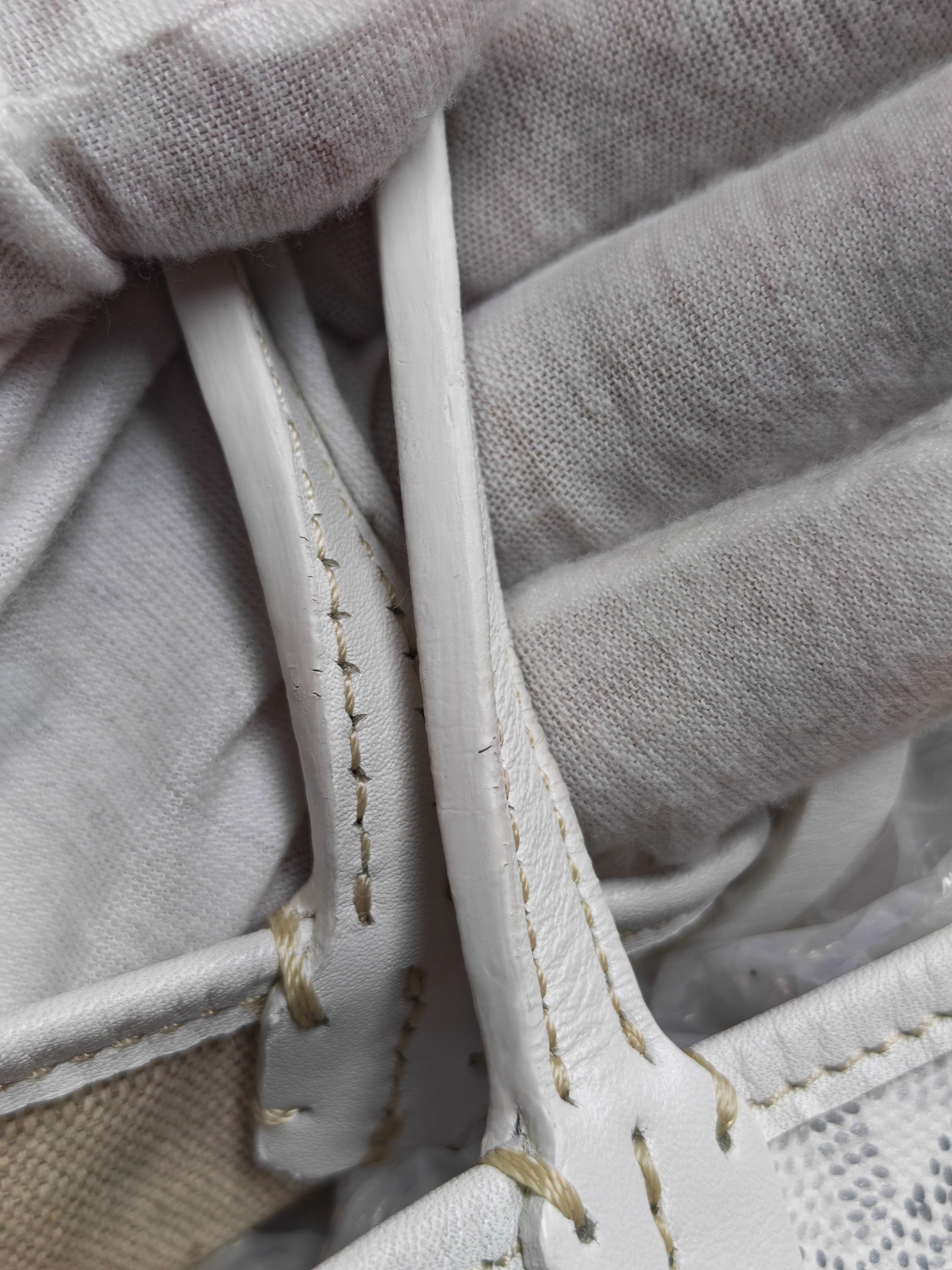 Junior Saint Louis in White Goyardine Canvas Tote Bag | Purse Maison Luxury Bags Shop