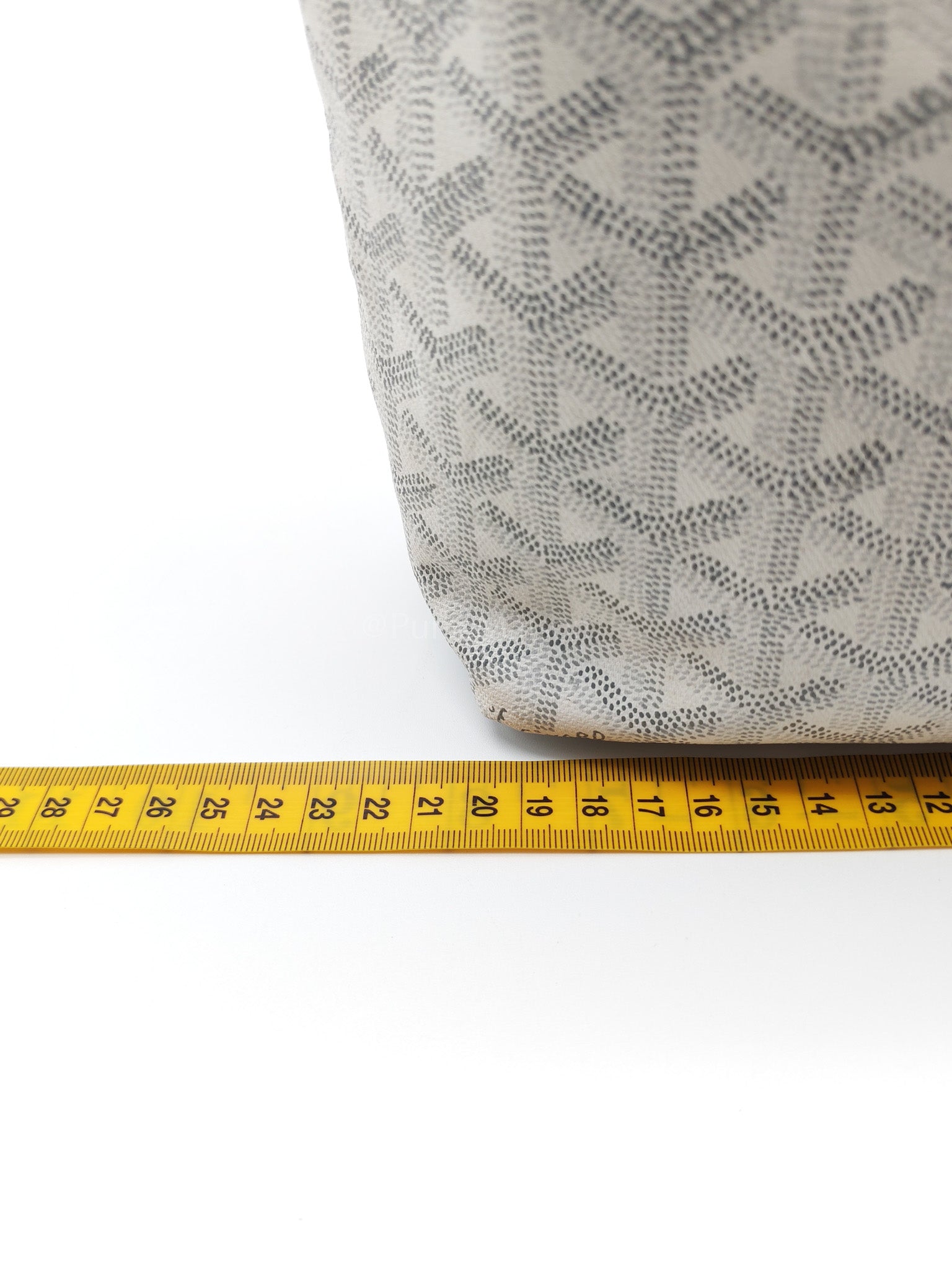 Junior Saint Louis in White Goyardine Canvas Tote Bag | Purse Maison Luxury Bags Shop