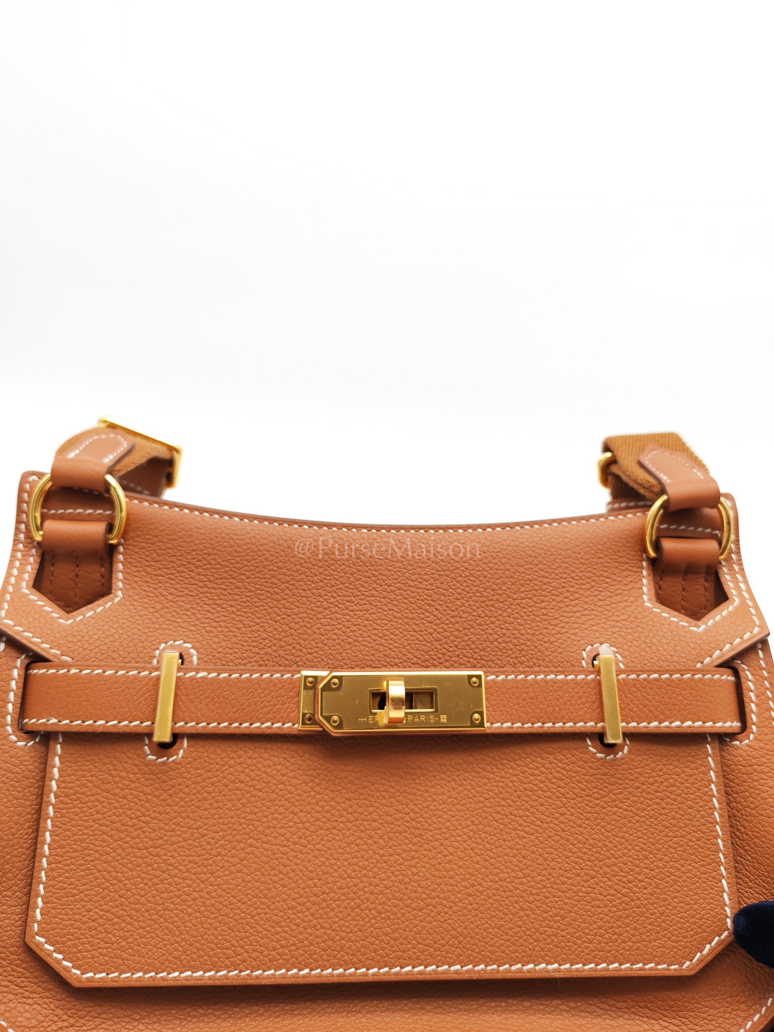 Jypsiere Mini in Gold Evercolor and Gold Hardware Stamp K(2025) | Purse Maison Luxury Bags Shop