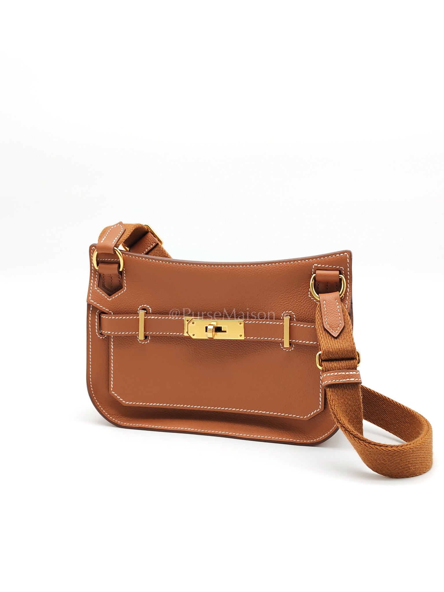 Jypsiere Mini in Gold Evercolor and Gold Hardware Stamp K(2025) | Purse Maison Luxury Bags Shop