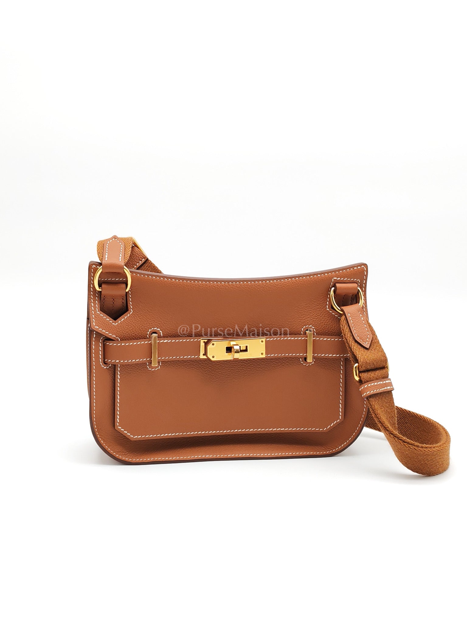 Jypsiere Mini in Gold Evercolor and Gold Hardware Stamp K(2025) | Purse Maison Luxury Bags Shop