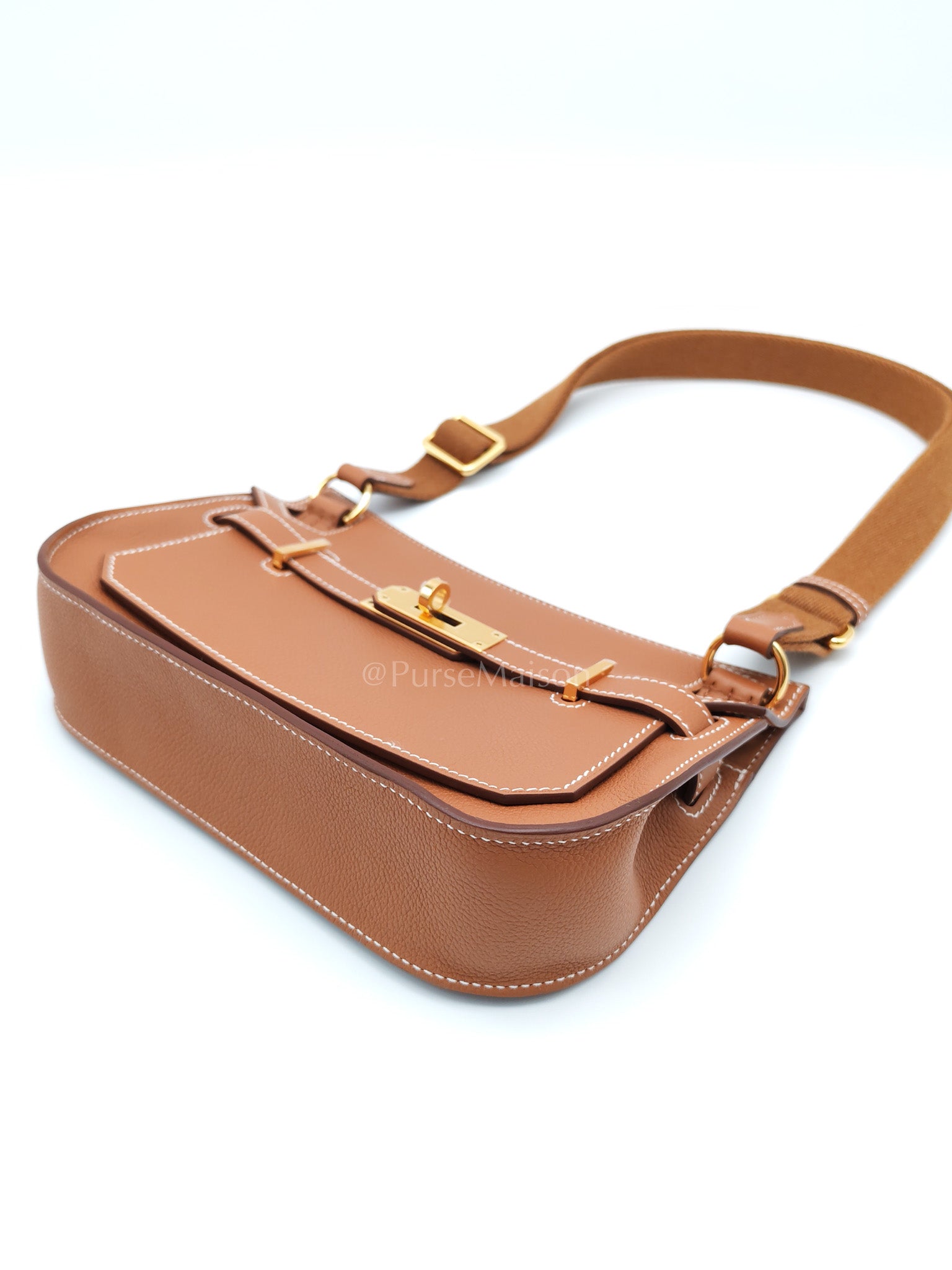 Jypsiere Mini in Gold Evercolor and Gold Hardware Stamp K(2025) | Purse Maison Luxury Bags Shop