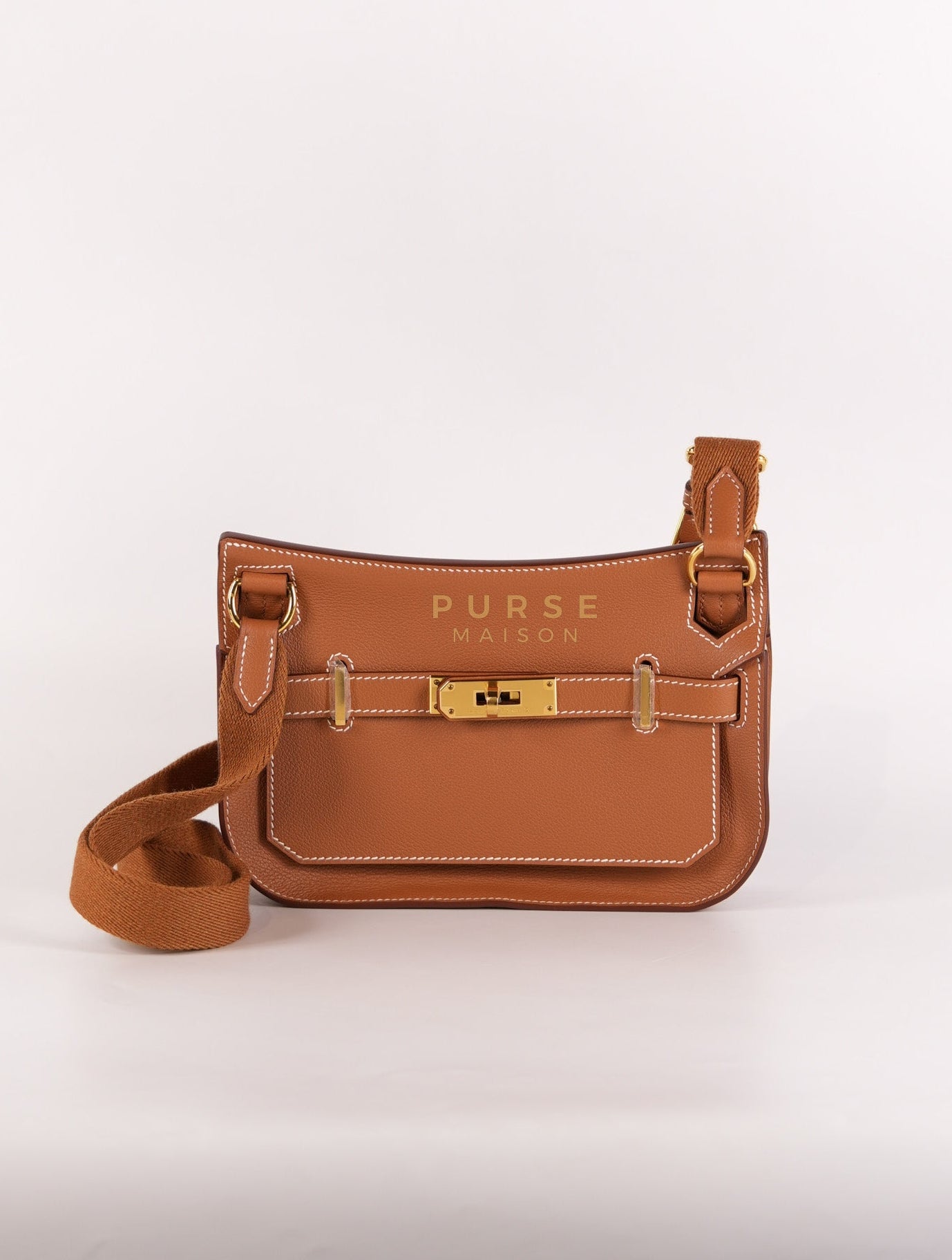 Jypsiere Mini in Gold Evercolor and Gold Hardware Stamp W (2024) | Purse Maison Luxury Bags Shop