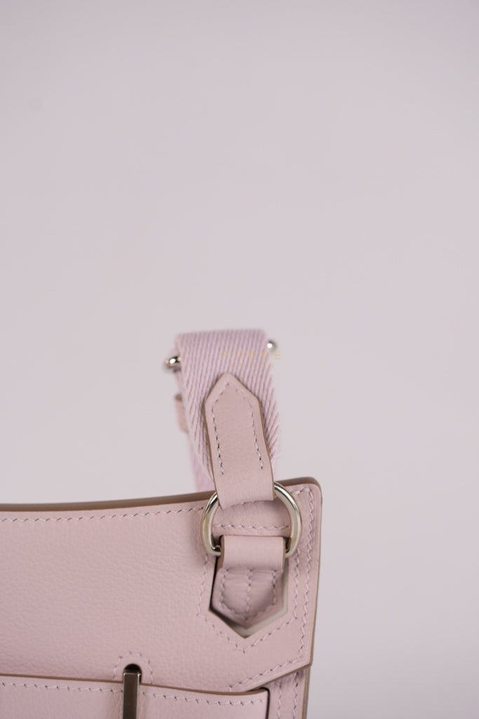 Jypsiere Mini Mauve Pale In Palladium Hardware Stamp B (2023) | Purse Maison Luxury Bags Shop