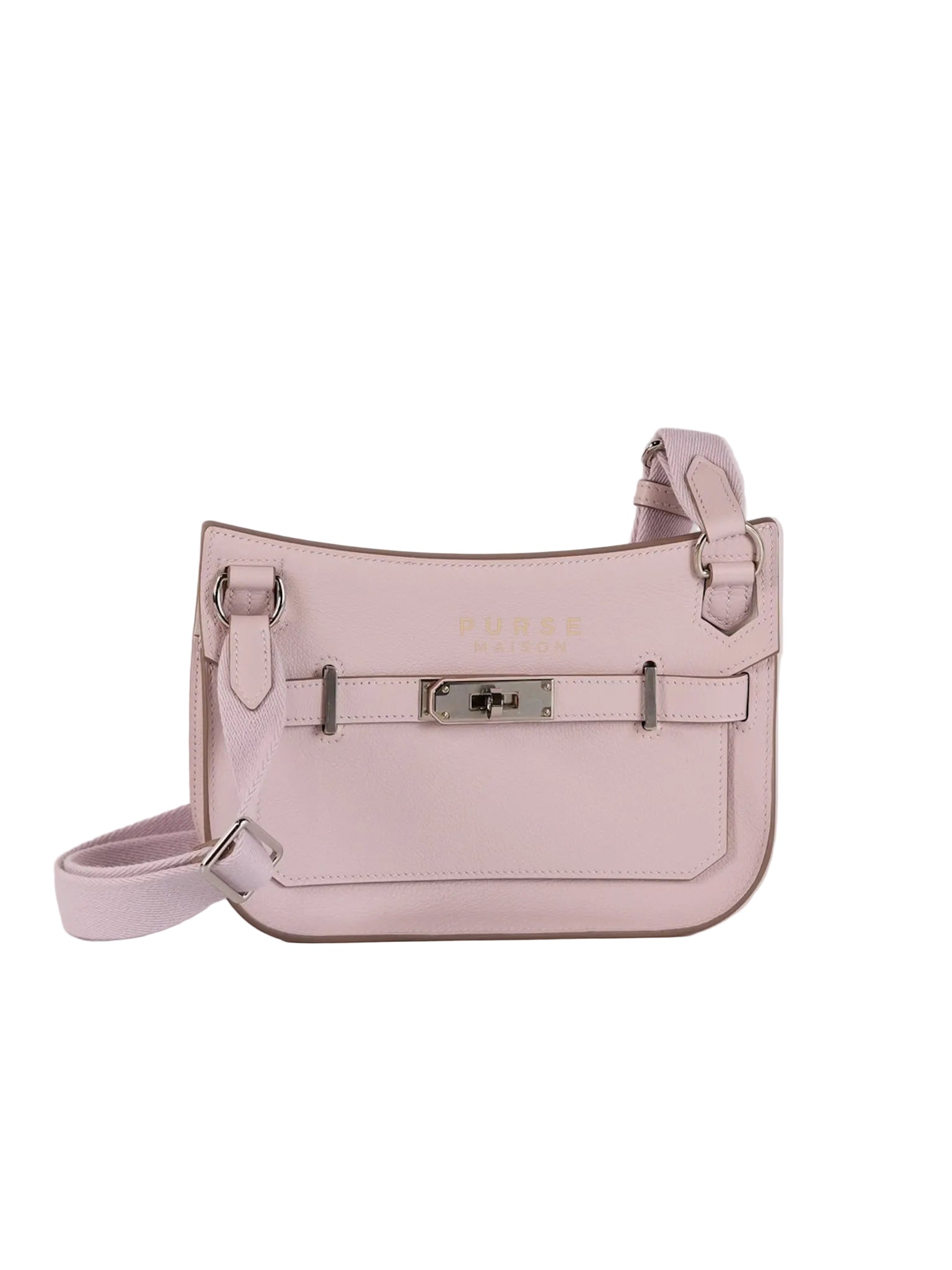 Jypsiere Mini Mauve Pale In Palladium Hardware Stamp B (2023) | Purse Maison Luxury Bags Shop