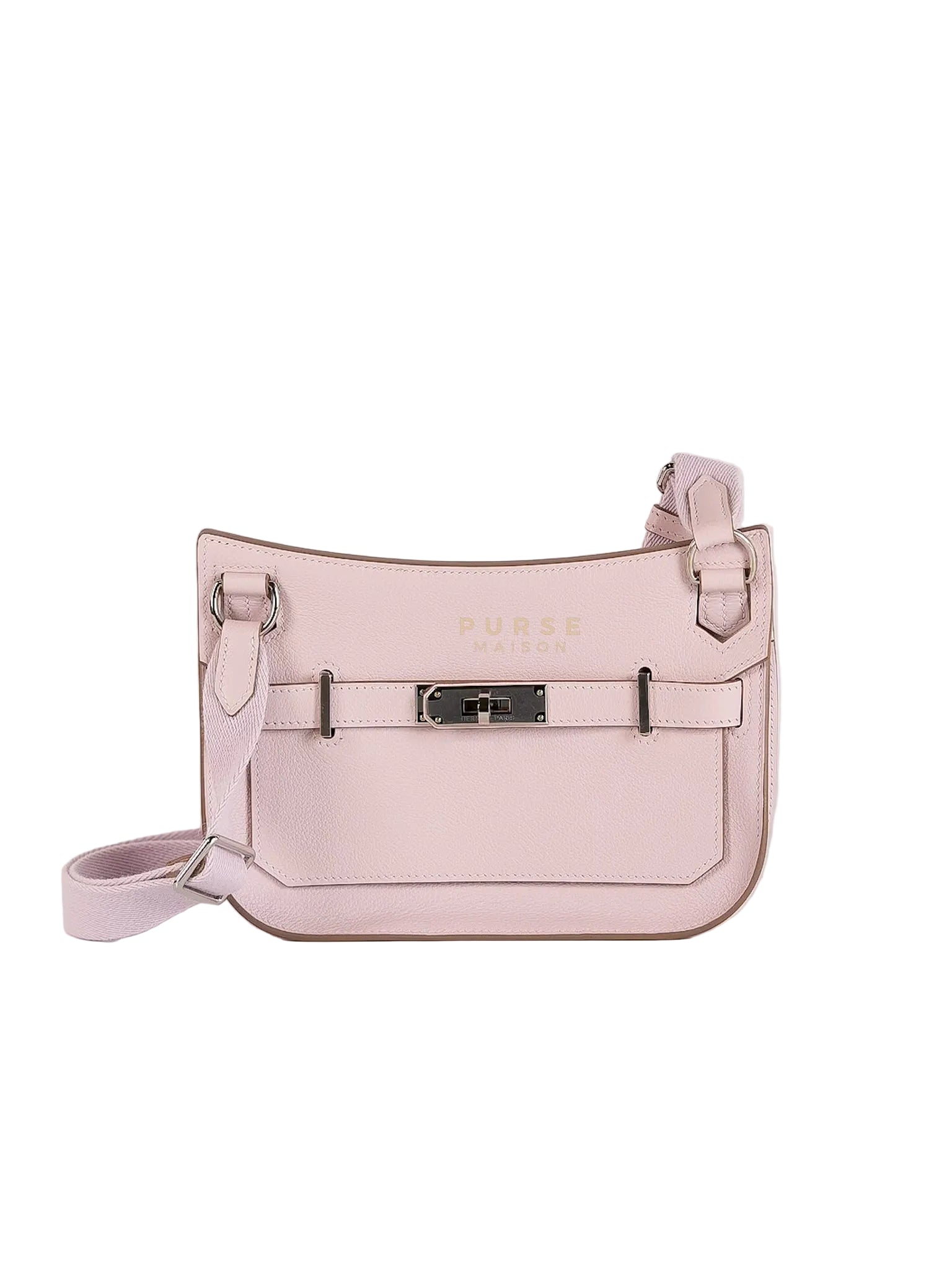 Jypsiere Mini Mauve Pale In Palladium Hardware Stamp B (2023) | Purse Maison Luxury Bags Shop
