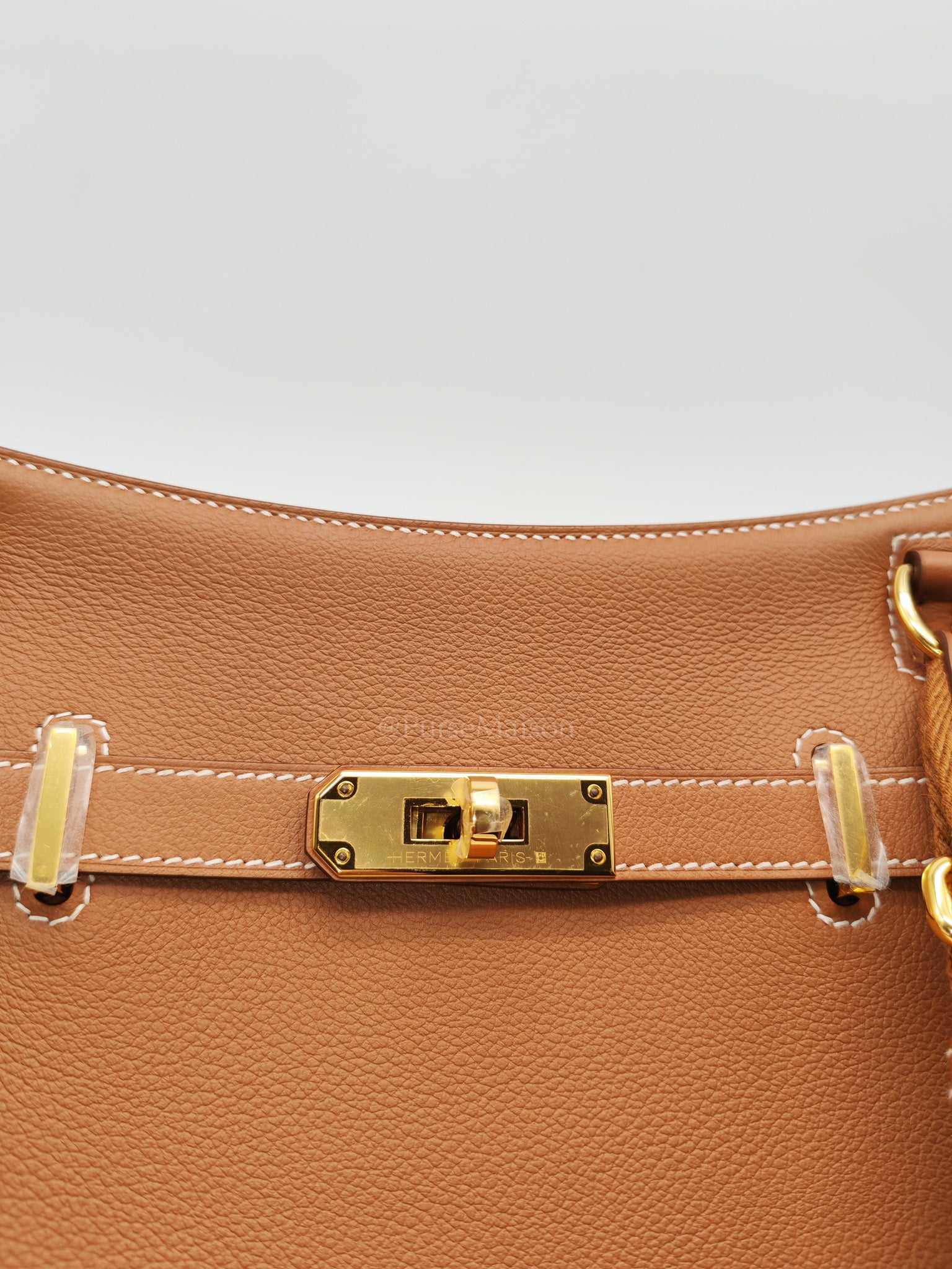 Jypsiere Mini in Gold Evercolor Leather & Gold Hardware Stamp W (2024)