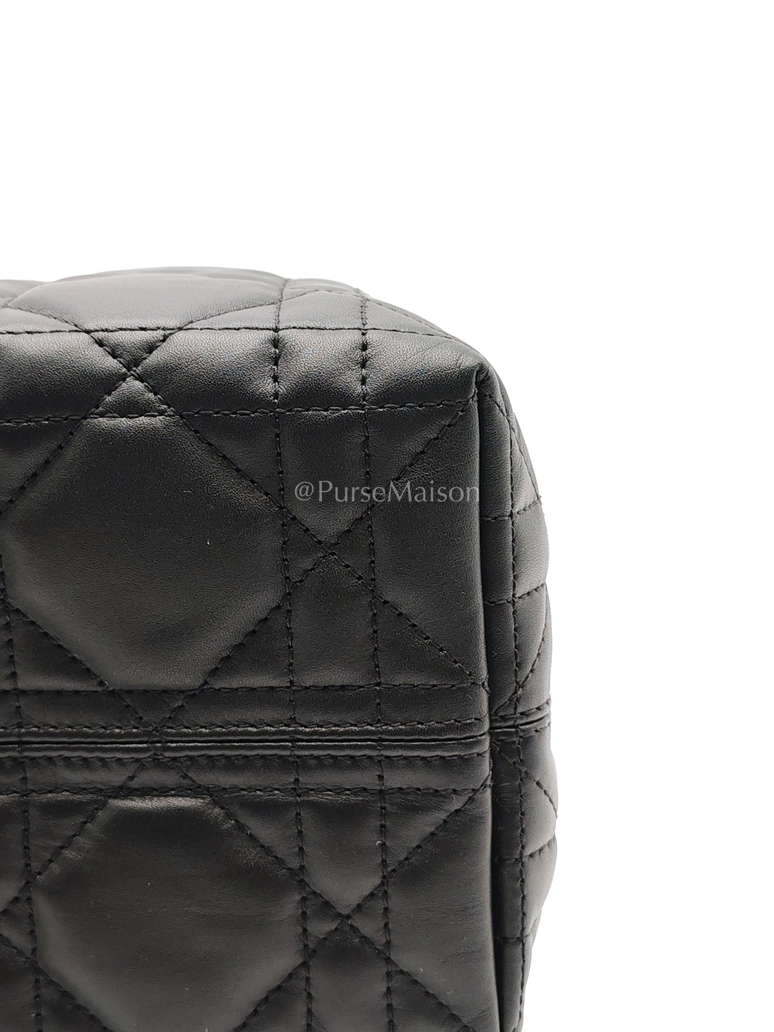 Toujours Small in Black Cannage Lambskin Leather Handbag