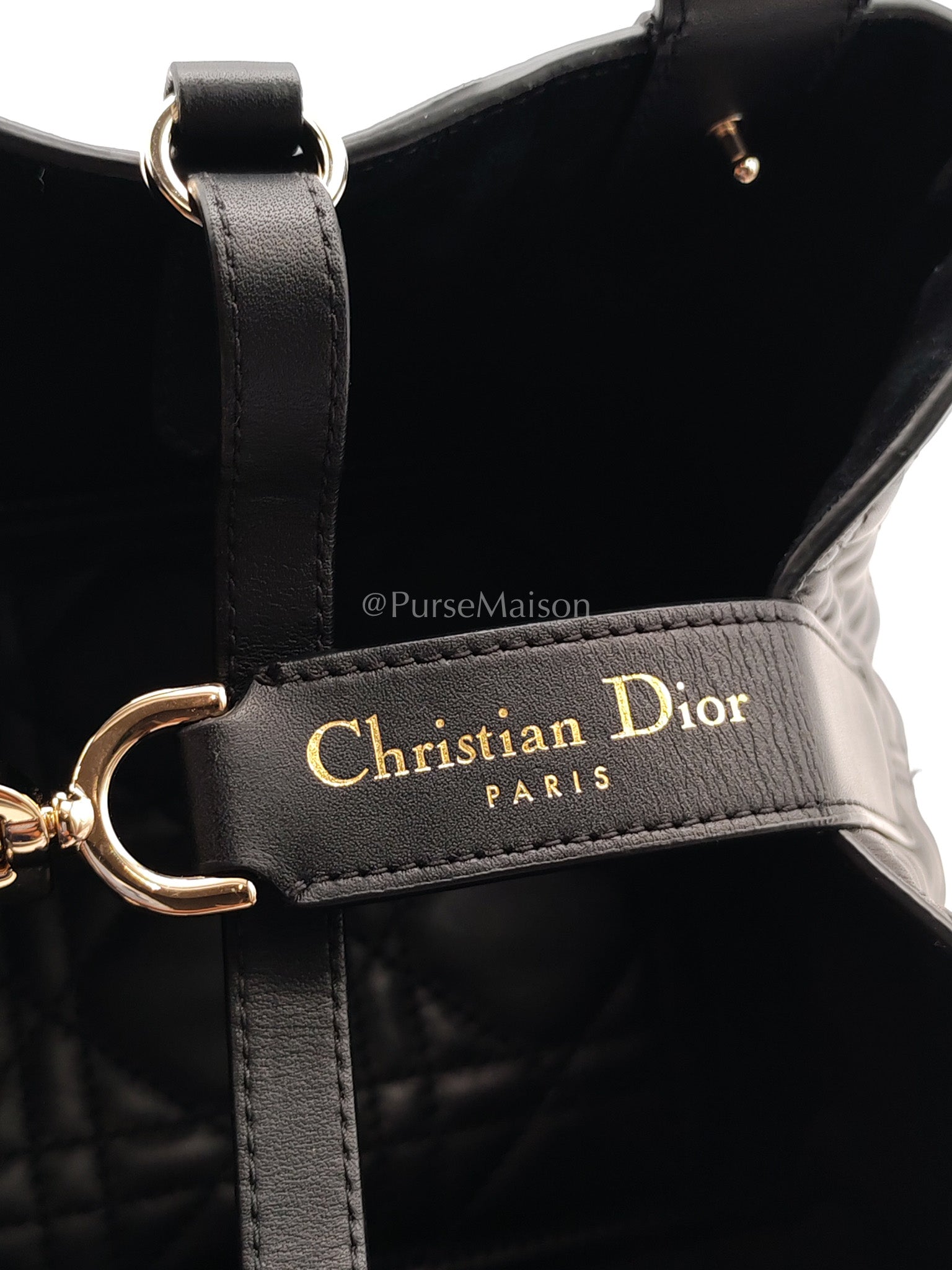 Toujours Small in Black Cannage Lambskin Leather Handbag