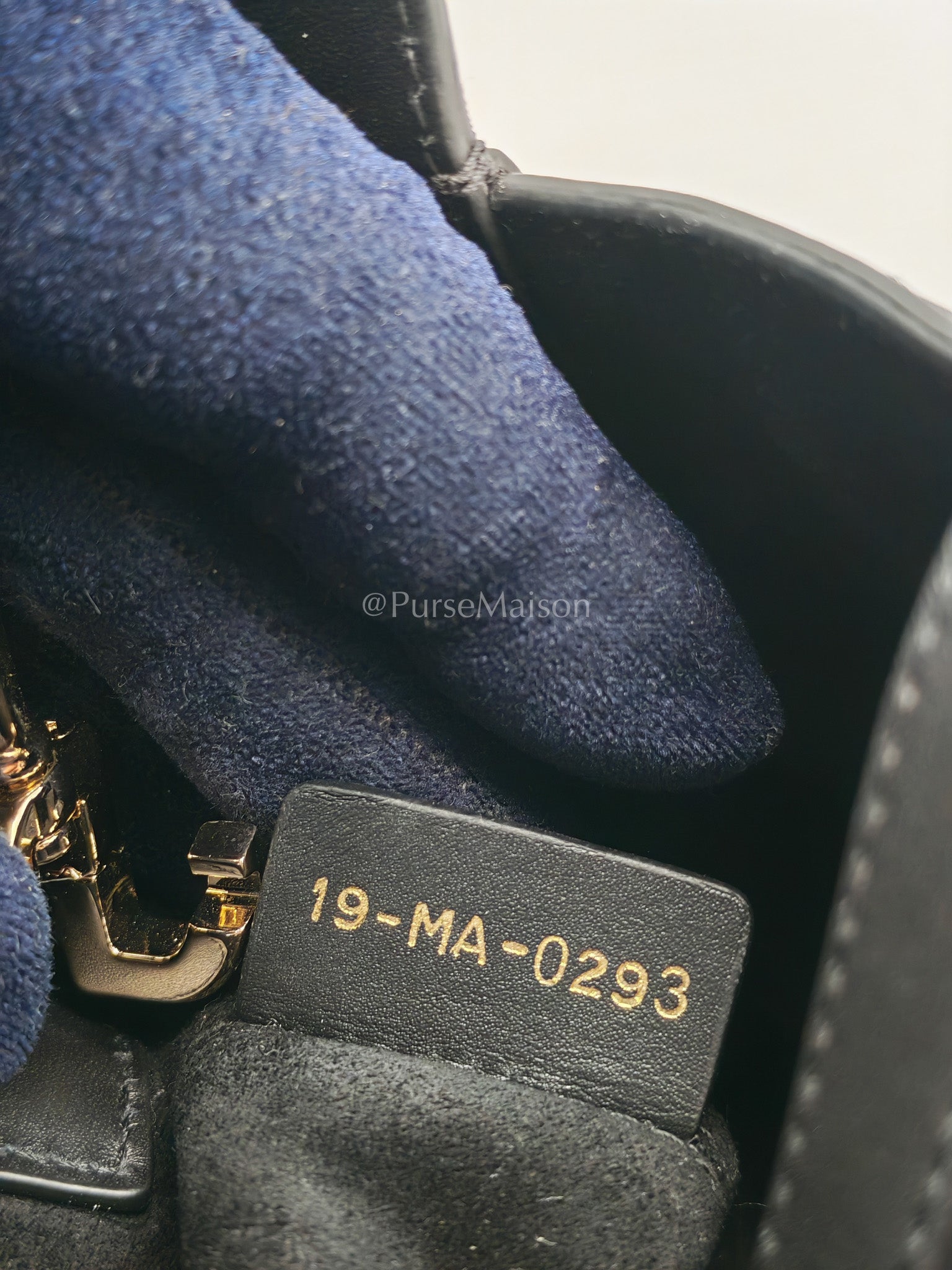 Toujours Small in Black Cannage Lambskin Leather Handbag