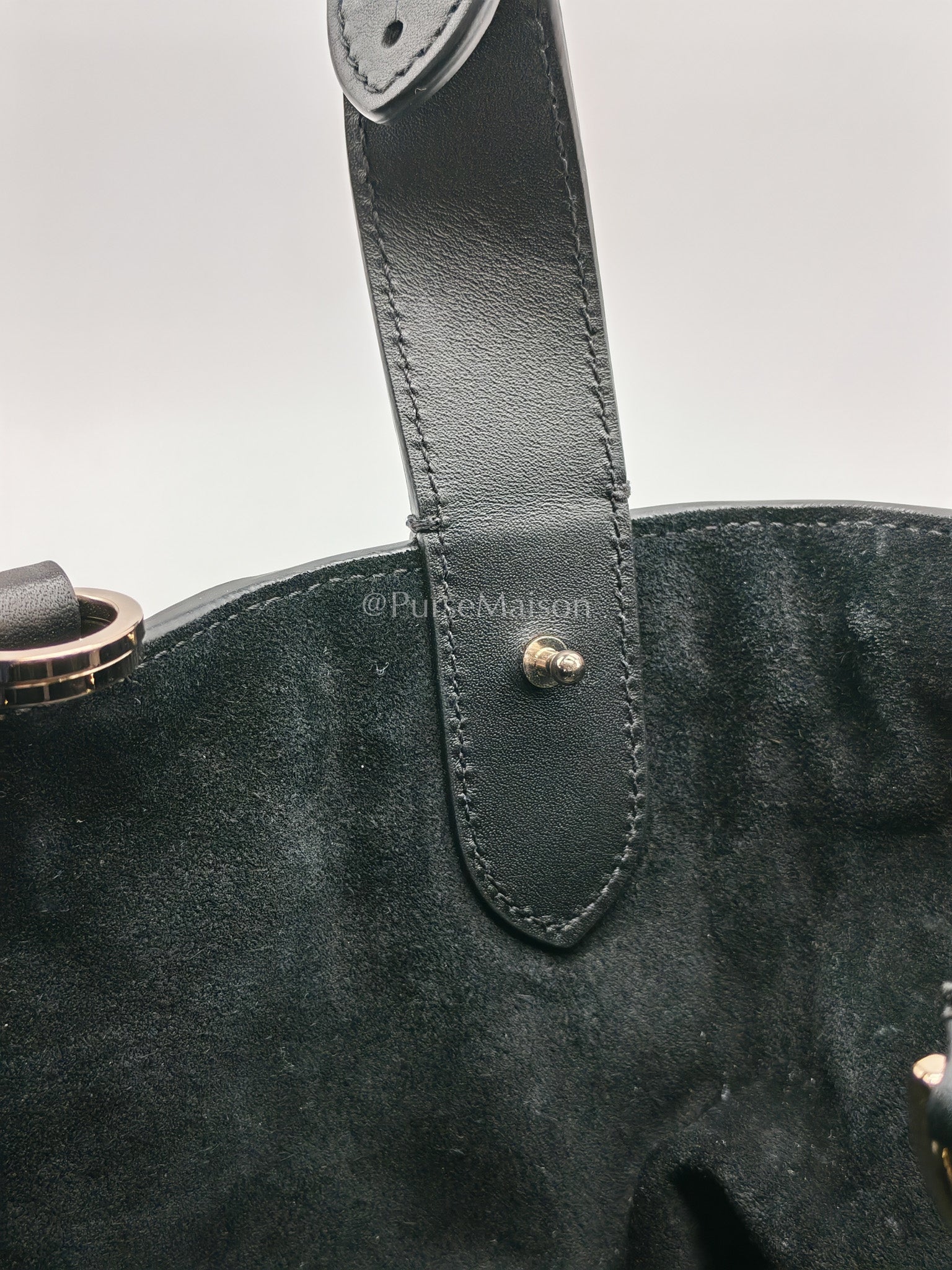 Toujours Small in Black Cannage Lambskin Leather Handbag