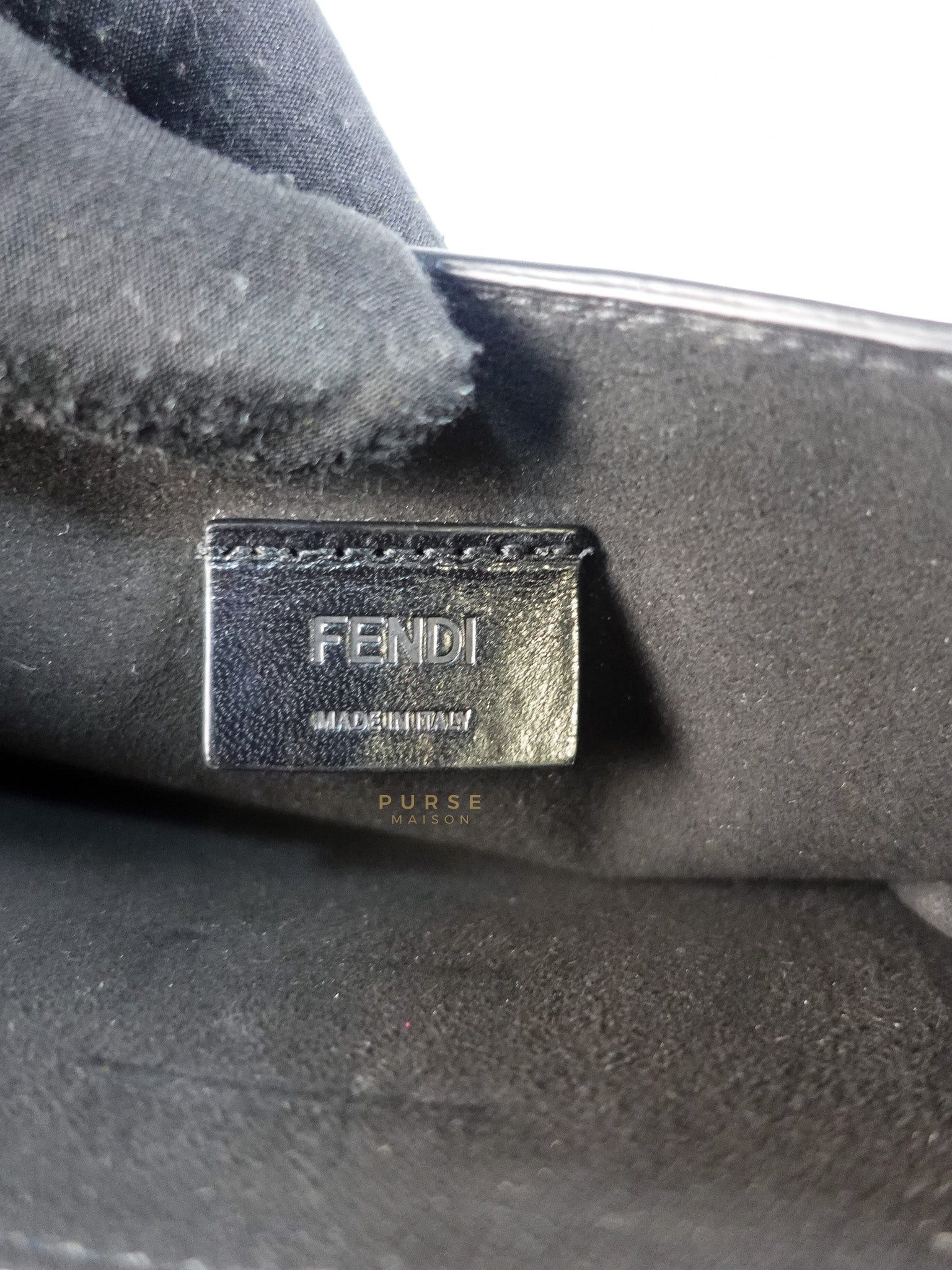 Karligraphy Crossbody Bag Small in Black Patent Leather | Purse Maison Luxury Bags Shop