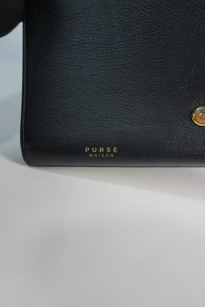 YSL Chain Clutch Leather Bag in Black | Purse Maison Luxury Bags Shop