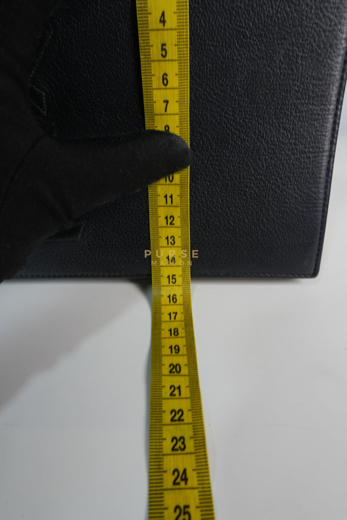 YSL Chain Clutch Leather Bag in Black | Purse Maison Luxury Bags Shop