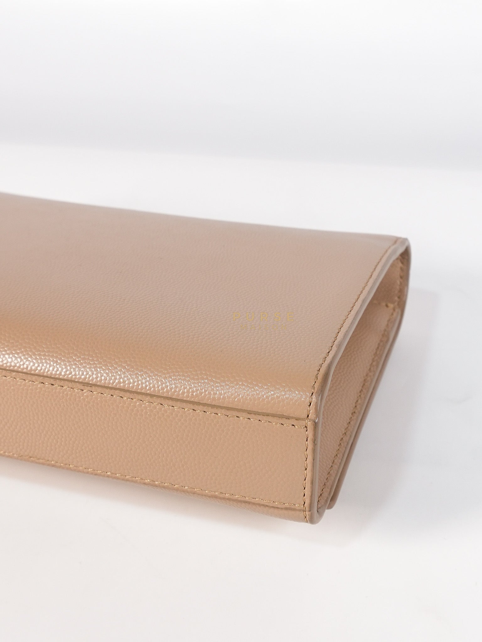 Kate Small in Nude Grain De Poudre Leather & Gold Hardware | Purse Maison Luxury Bags Shop