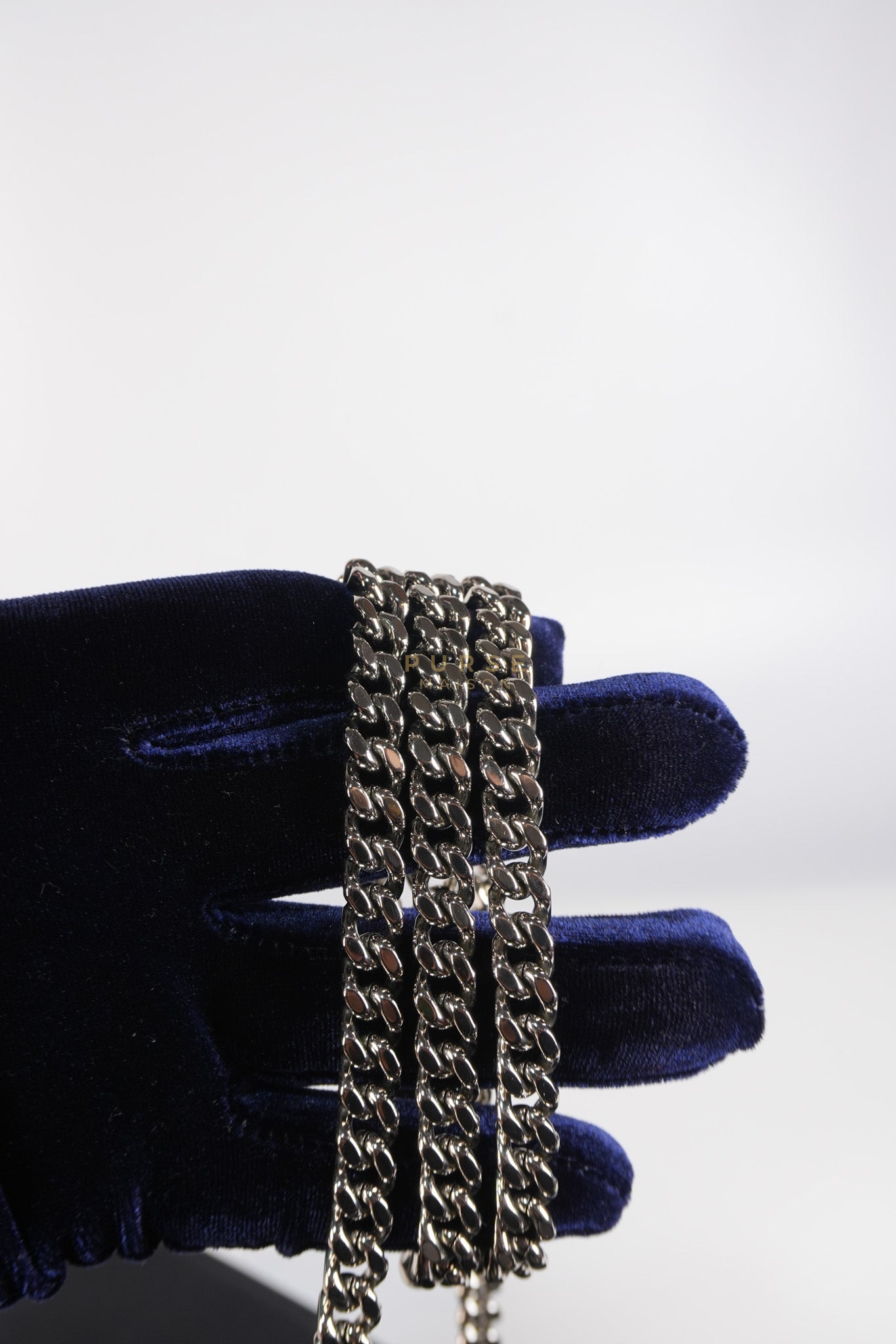 Kate Tassel Bag Medium in Black Smooth Calfskin Leather Silver Hardware | Purse Maison Luxury Bags Shop