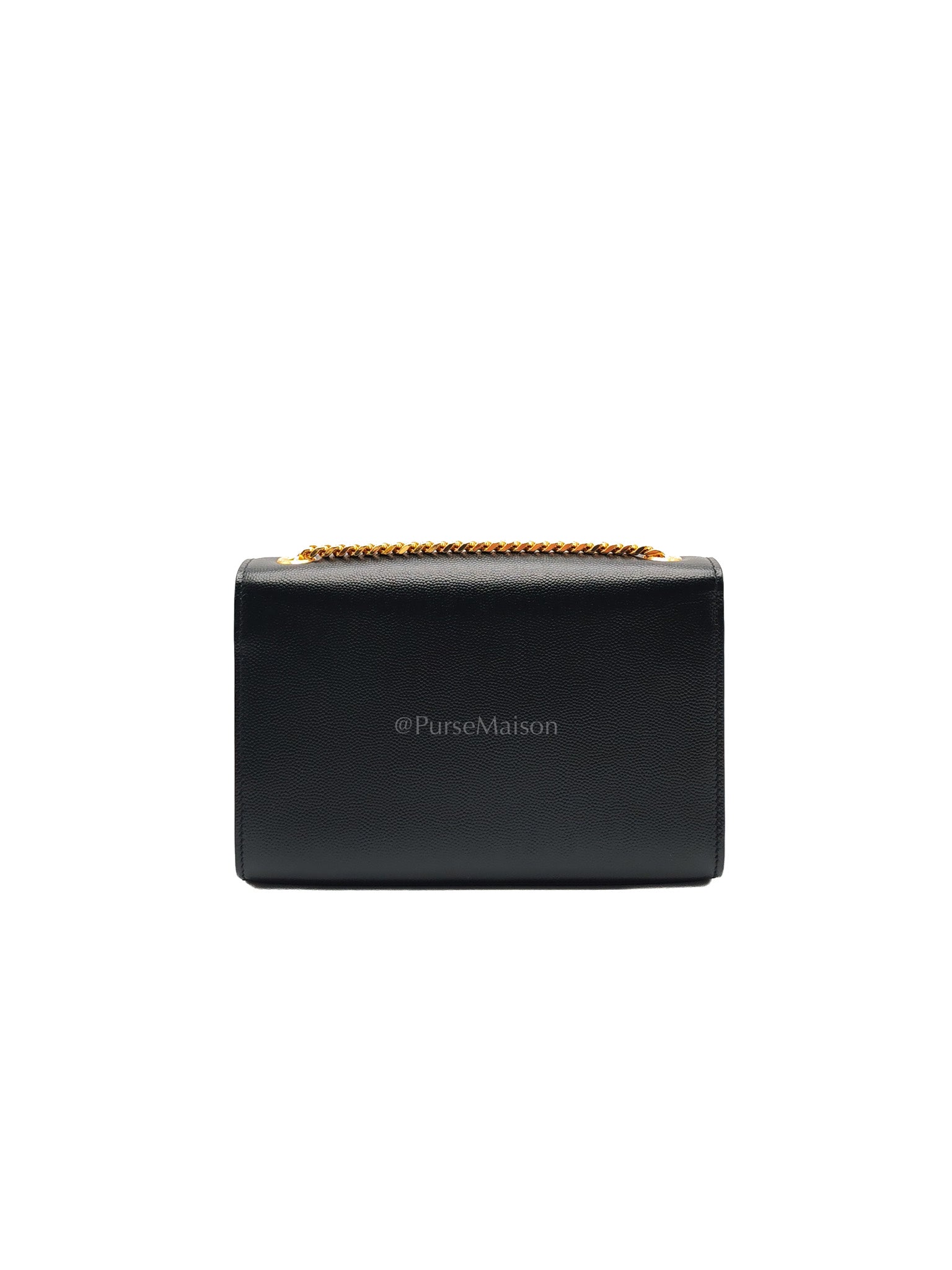 Kate Tassel Small in Black Monogram Grain De Poudre Leather Gold Hardware | Purse Maison Luxury Bags Shop