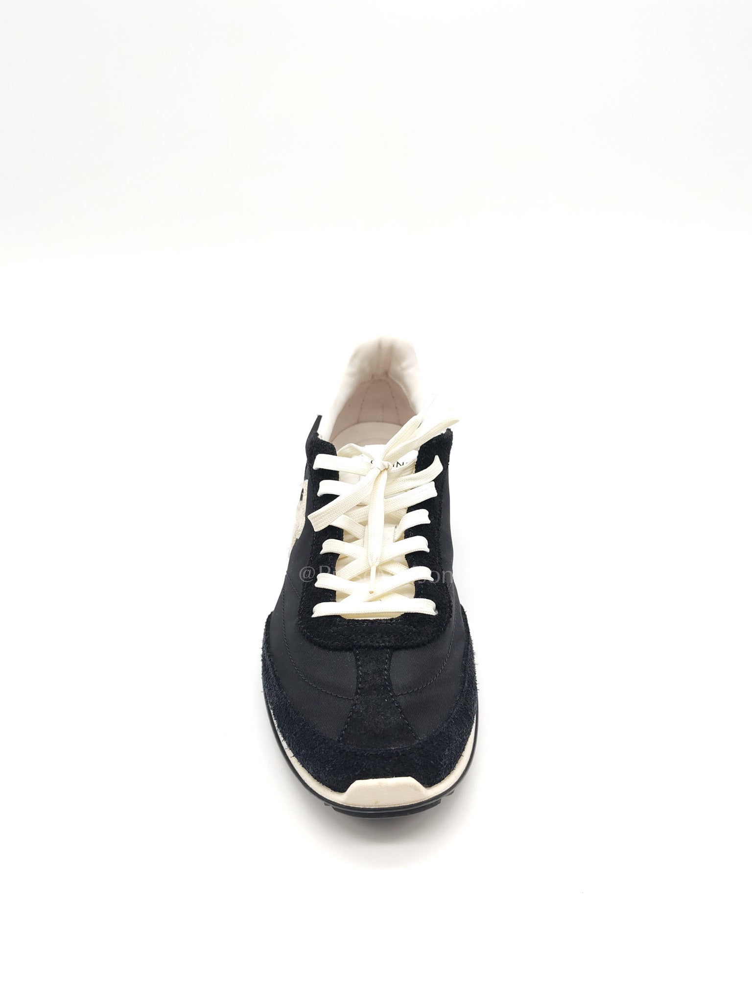 Celine Racer Sneakers in Black Nylon and Sude Size 38 (25cm)