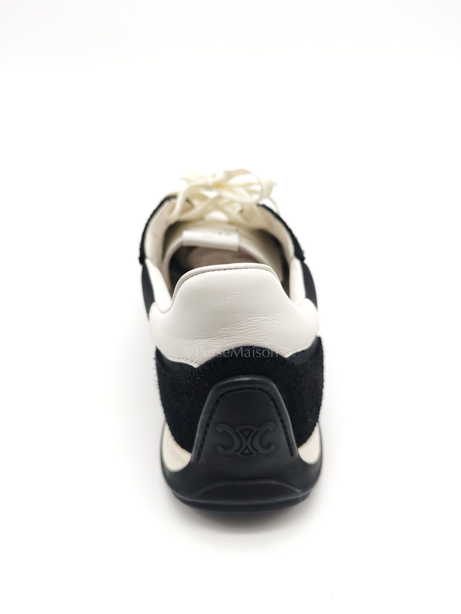 Celine Racer Sneakers in Black Nylon and Sude Size 38 (25cm)