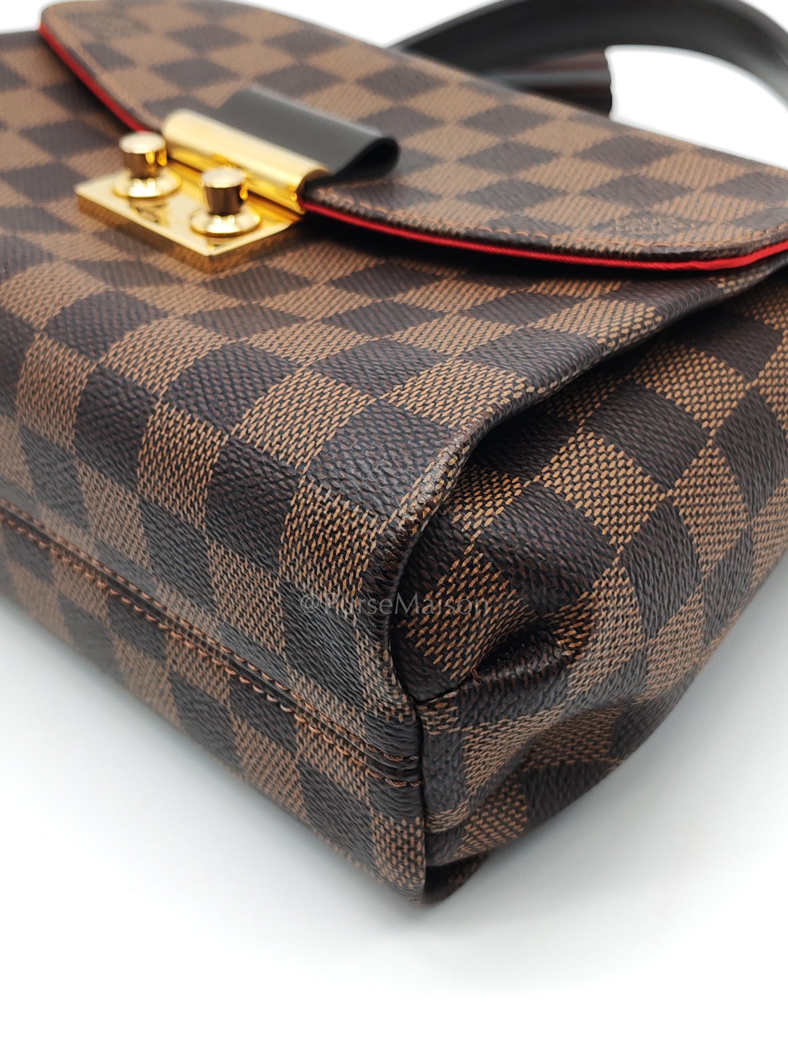 Croisette In Damier Ebene Canvas & Gold Hardware (Datecode: FL0251)