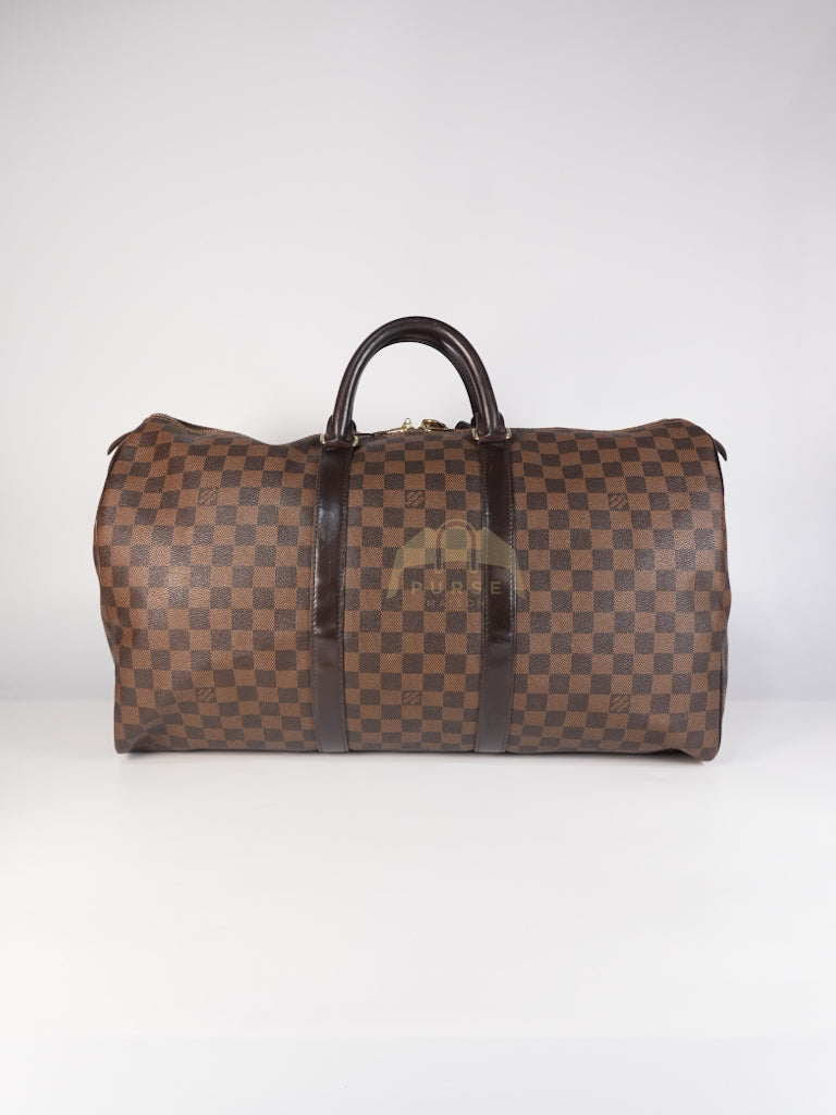 Keepall 50 Damier Ebene (Date code: MB0112) | Purse Maison Luxury Bags Shop