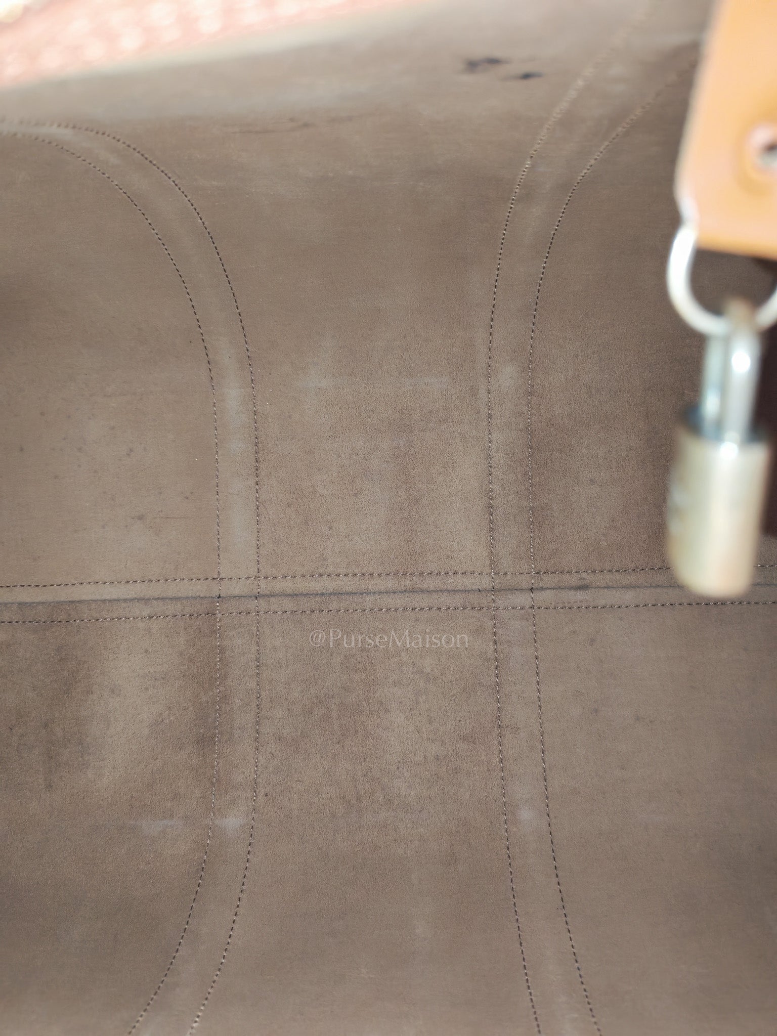 Keepall 50 Duffle Bag in Brown Epi Leather | Purse Maison Luxury Bags Shop