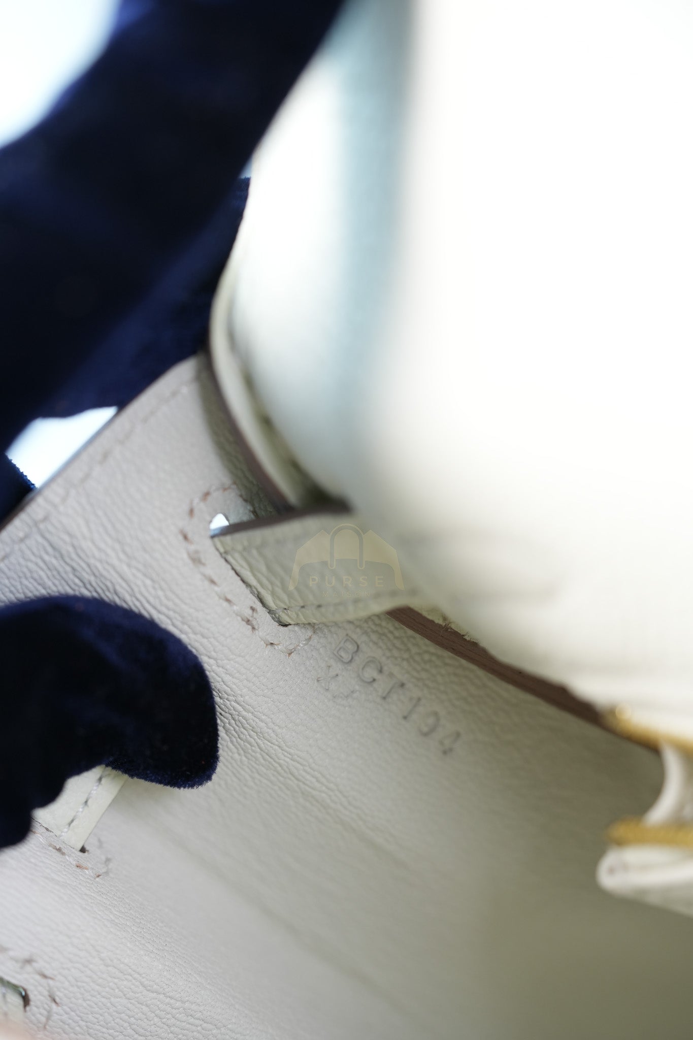 Kelly 25 in Mushroom Togo Leather Retourne & Gold Hardware Stamp B (2023) | Purse Maison Luxury Bags Shop