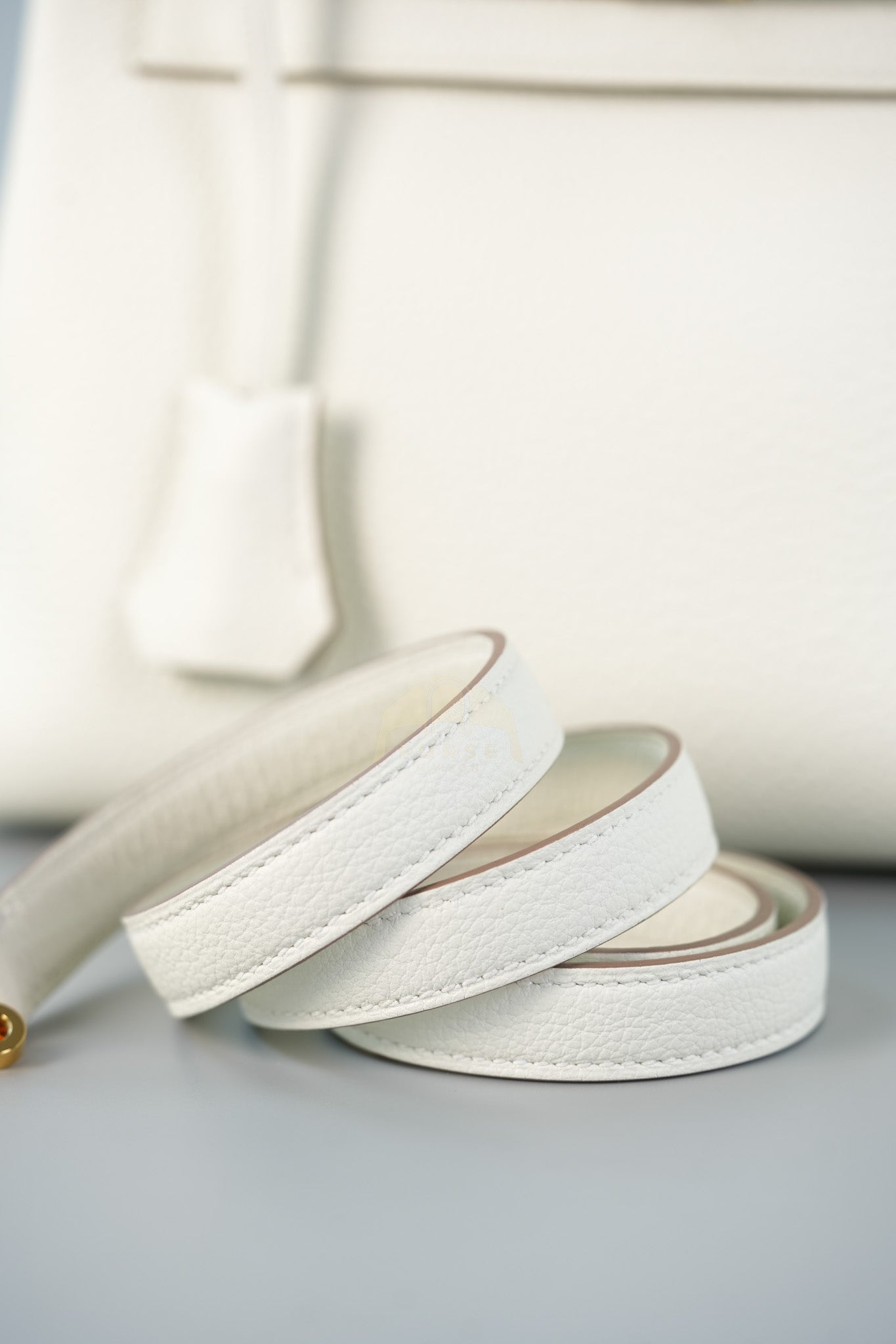 Kelly 25 in Mushroom Togo Leather Retourne & Gold Hardware Stamp B (2023) | Purse Maison Luxury Bags Shop