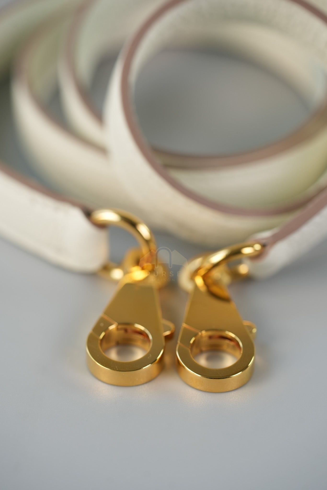 Kelly 25 in Mushroom Togo Leather Retourne & Gold Hardware Stamp B (2023) | Purse Maison Luxury Bags Shop