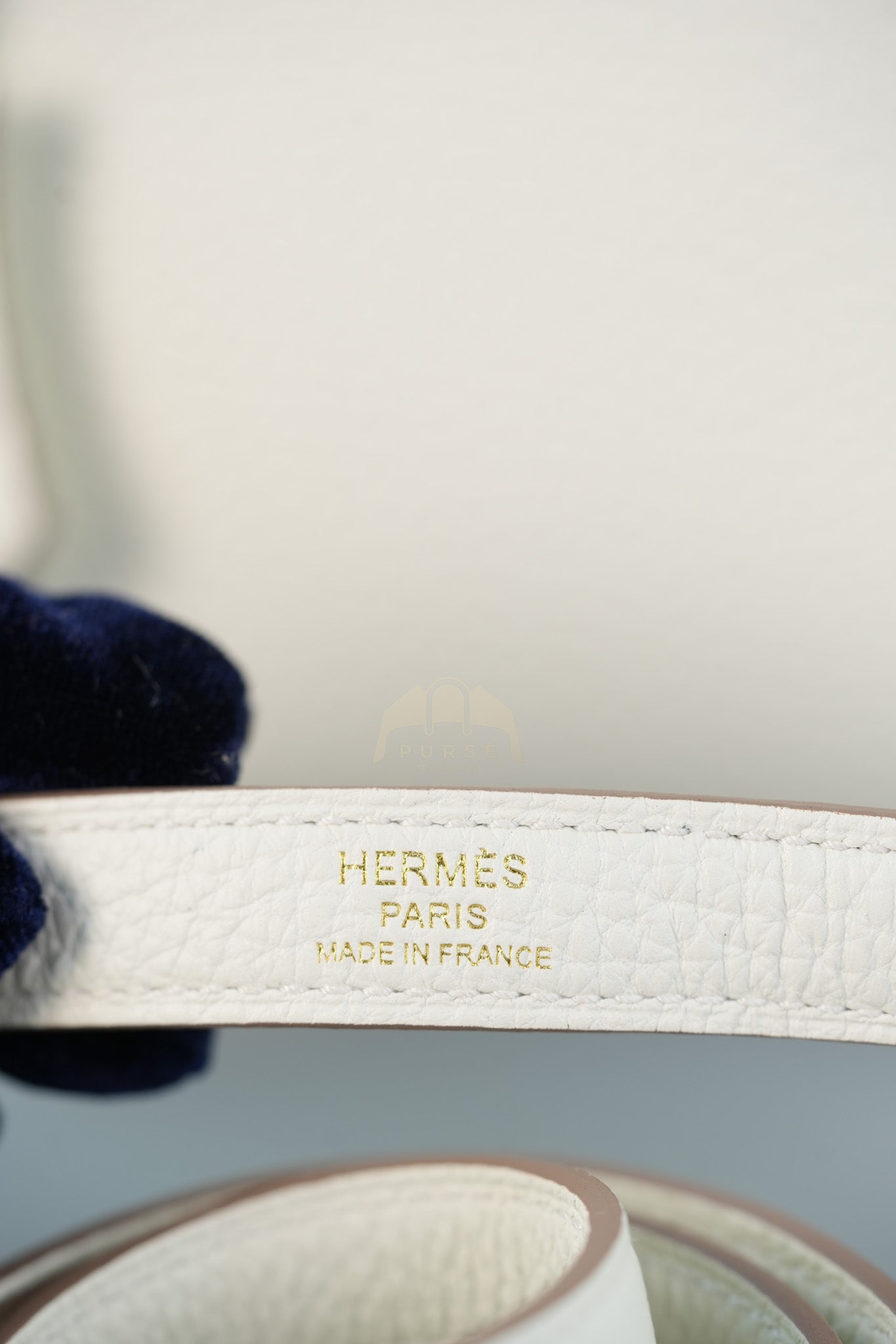 Kelly 25 in Mushroom Togo Leather Retourne & Gold Hardware Stamp B (2023) | Purse Maison Luxury Bags Shop