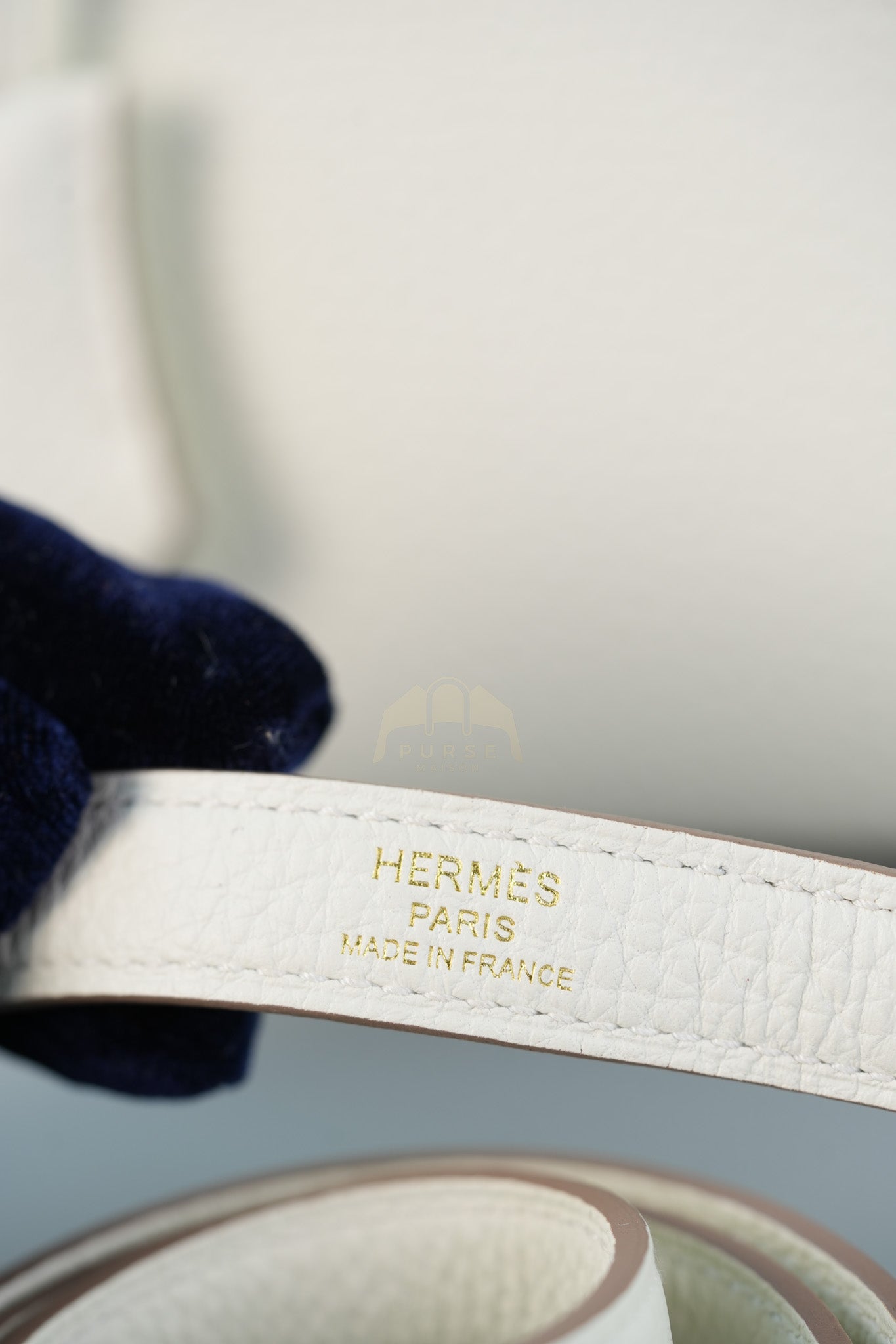 Kelly 25 in Mushroom Togo Leather Retourne & Gold Hardware Stamp B (2023) | Purse Maison Luxury Bags Shop