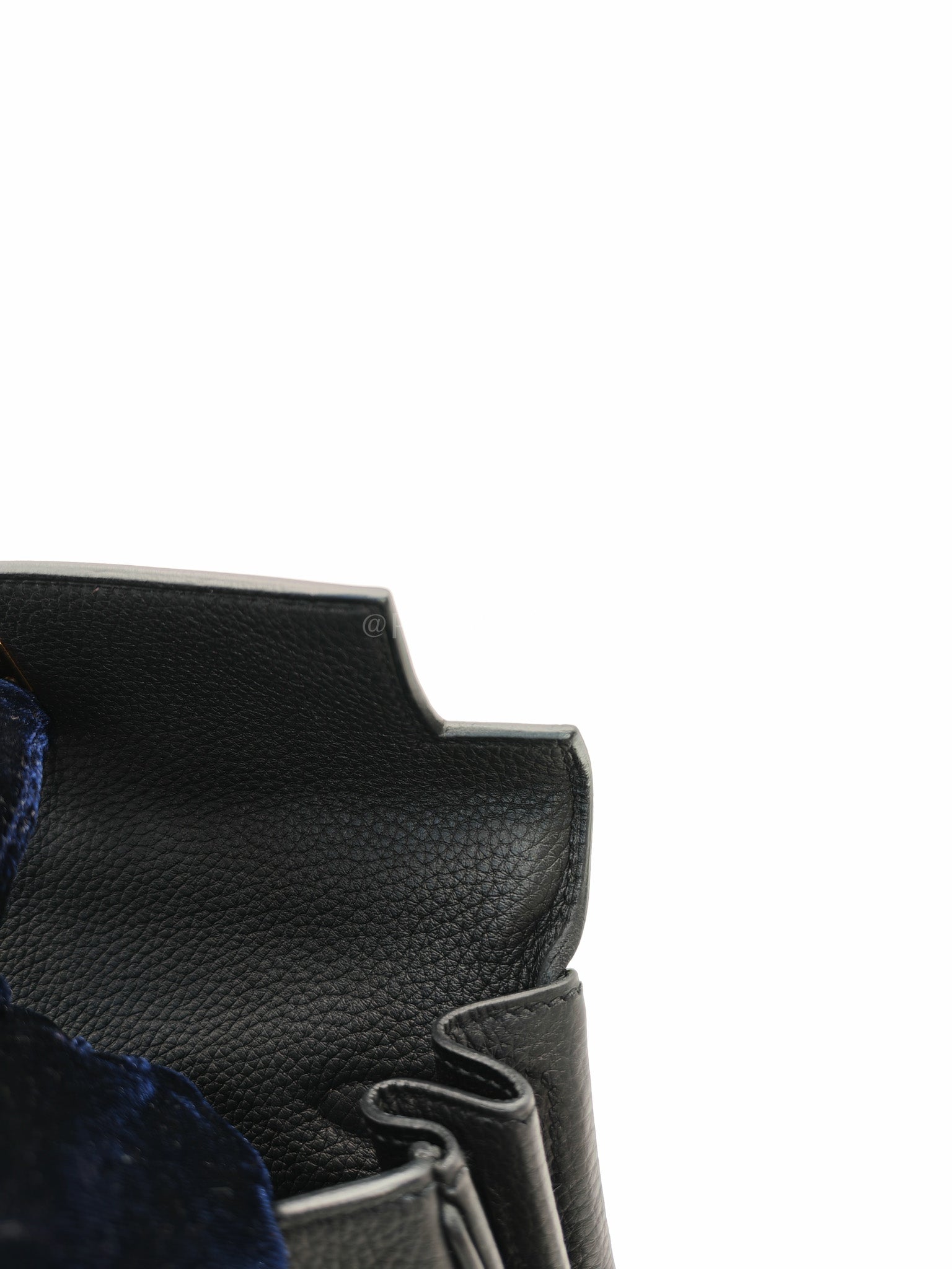 Kelly 25 Retourne Black in Togo Leather and Gold Hardware Stamp B (2023) | Purse Maison Luxury Bags Shop