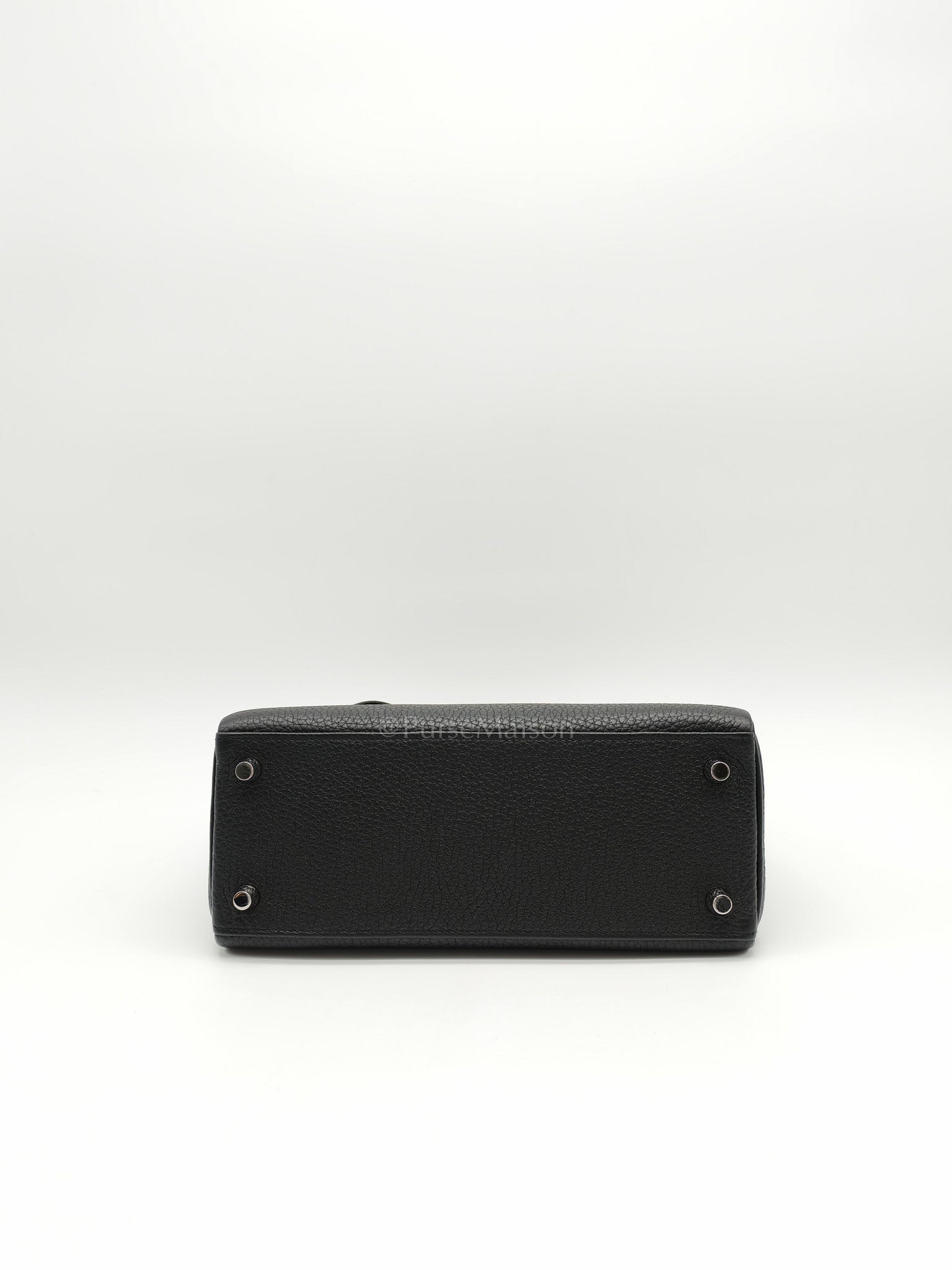 Kelly 25 Retourne in Black Togo Leather Palladium Hardware Stamp B(2023) | Purse Maison Luxury Bags Shop