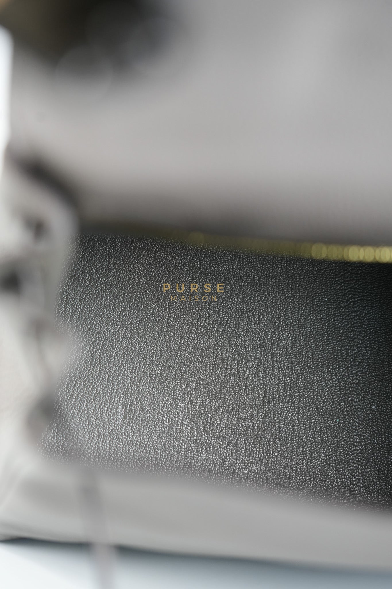 Kelly 28 Retourne Etain in Togo Leather and Gold Hardware Stamp A (2017) | Purse Maison Luxury Bags Shop