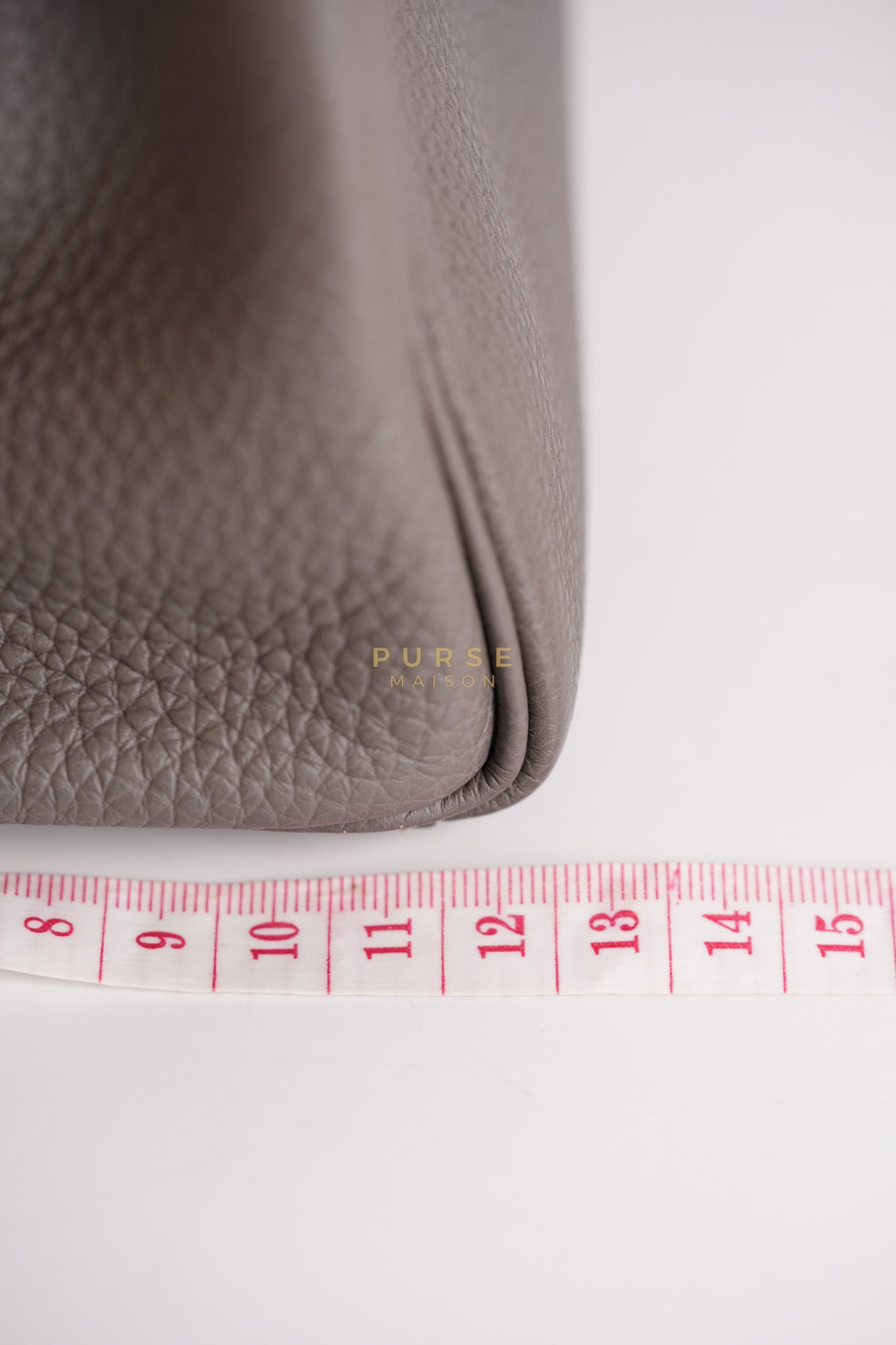 Kelly 28 Retourne Etain in Togo Leather and Gold Hardware Stamp A (2017) | Purse Maison Luxury Bags Shop