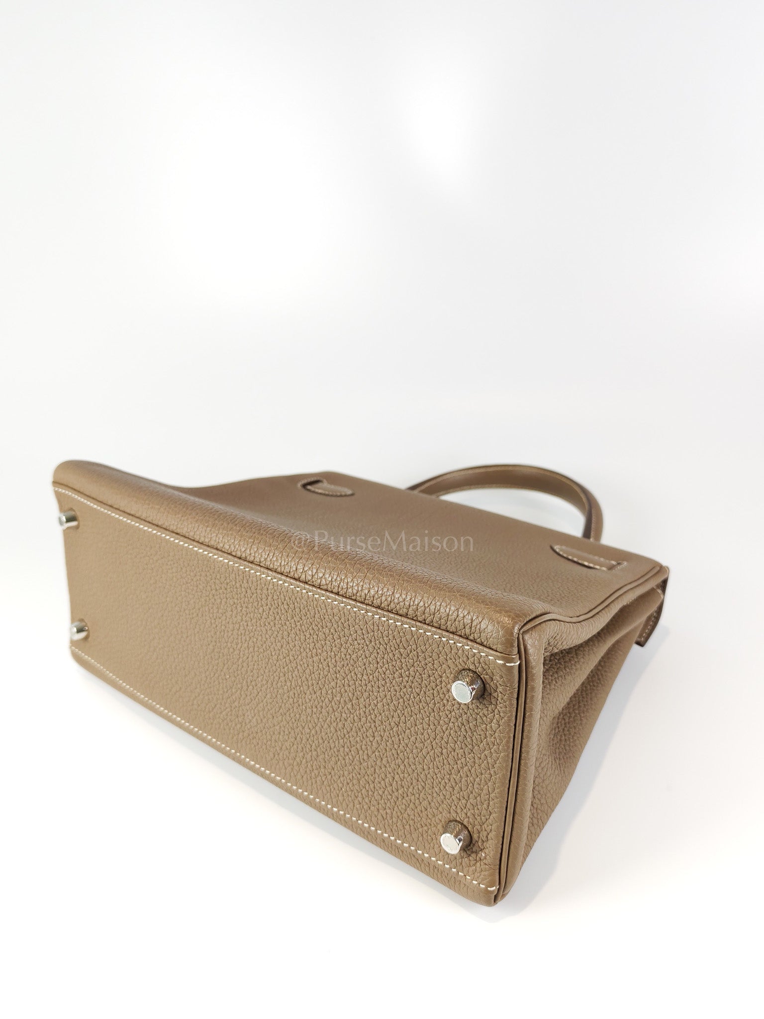 Kelly 28 Retourne in Epsom Leather and Palladium Hardware Stamp D (2019) | Purse Maison Luxury Bags Shop