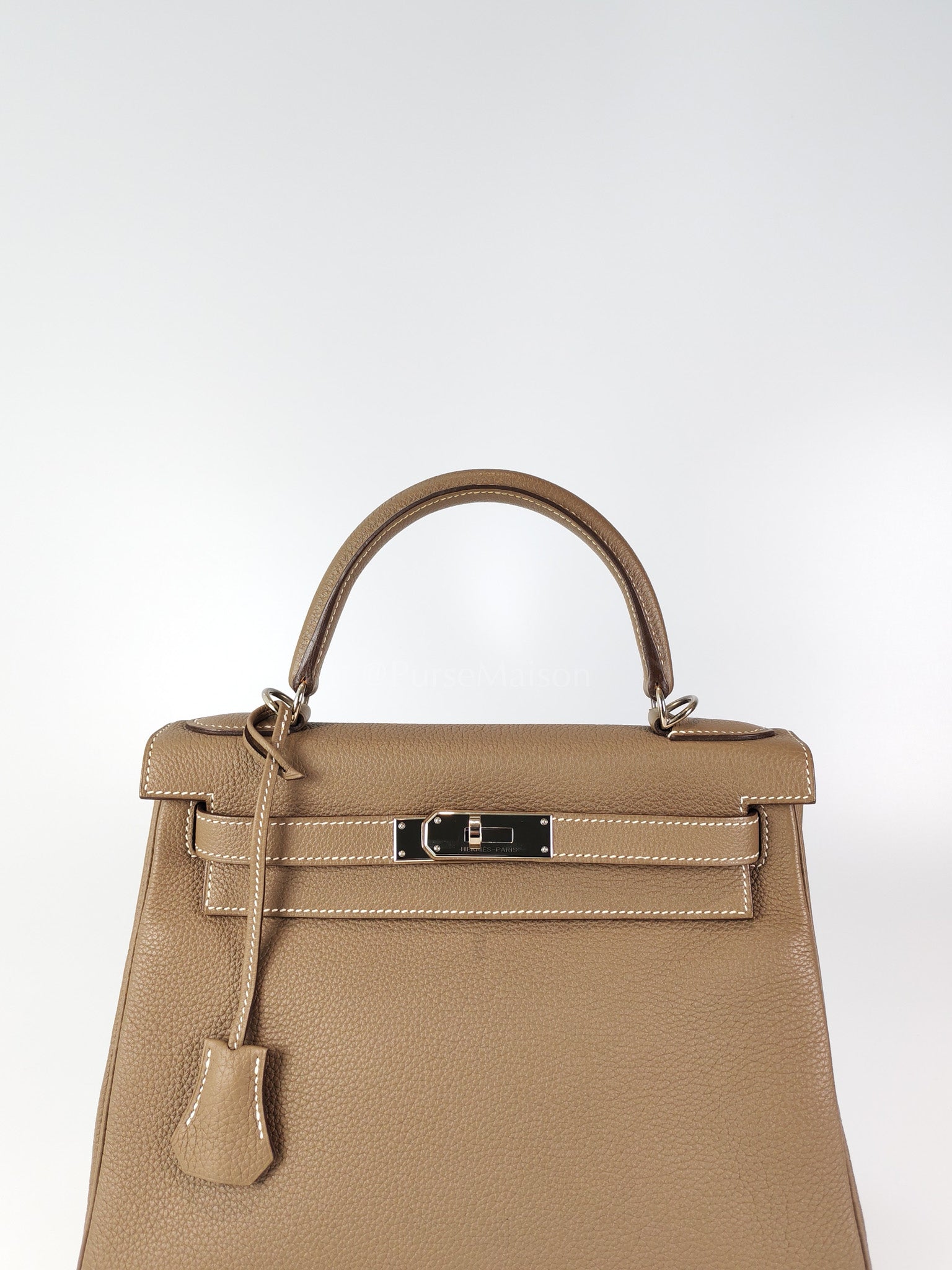 Kelly 28 Retourne in Epsom Leather and Palladium Hardware Stamp D (2019) | Purse Maison Luxury Bags Shop