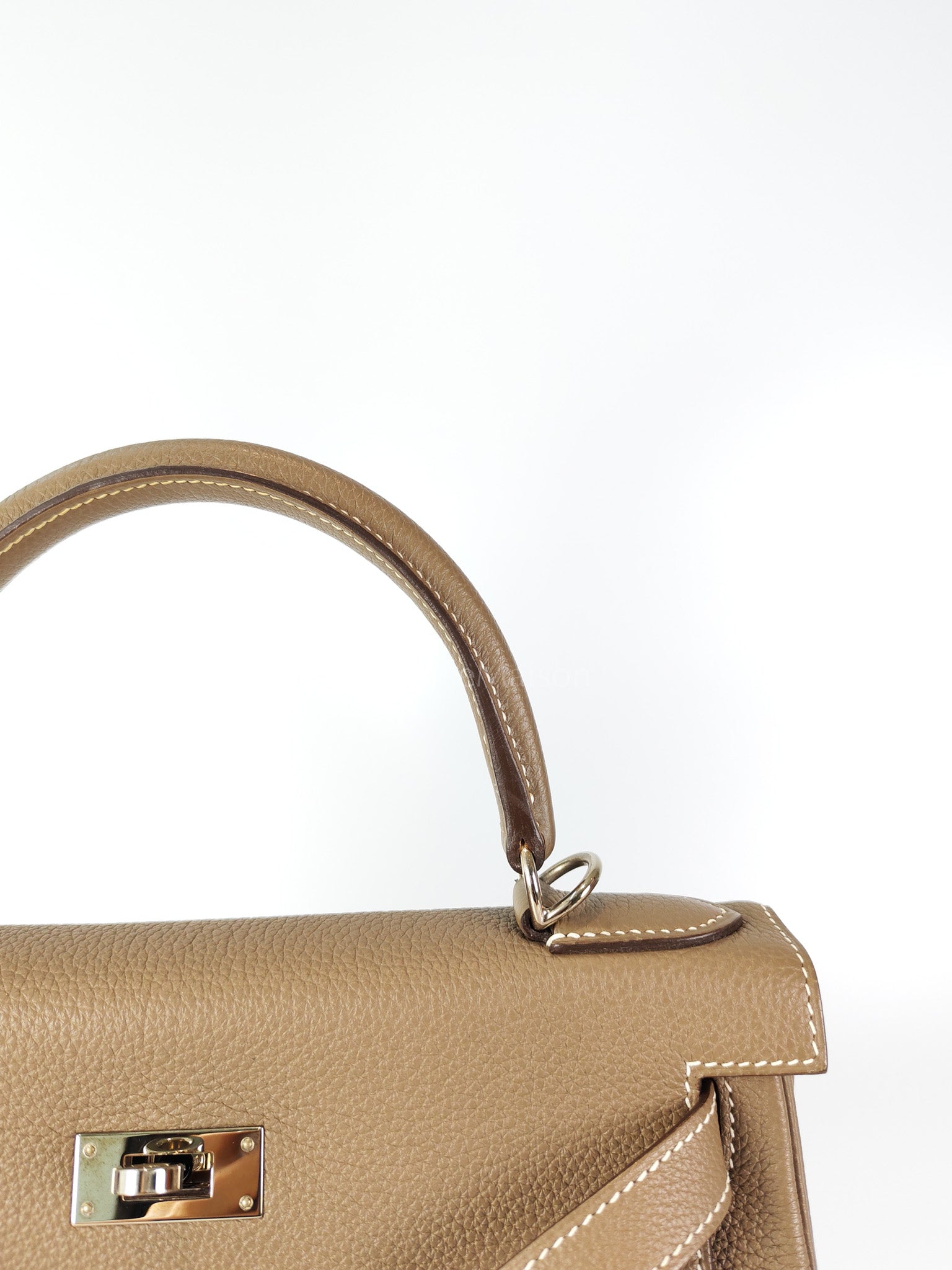 Kelly 28 Retourne in Epsom Leather and Palladium Hardware Stamp D (2019) | Purse Maison Luxury Bags Shop