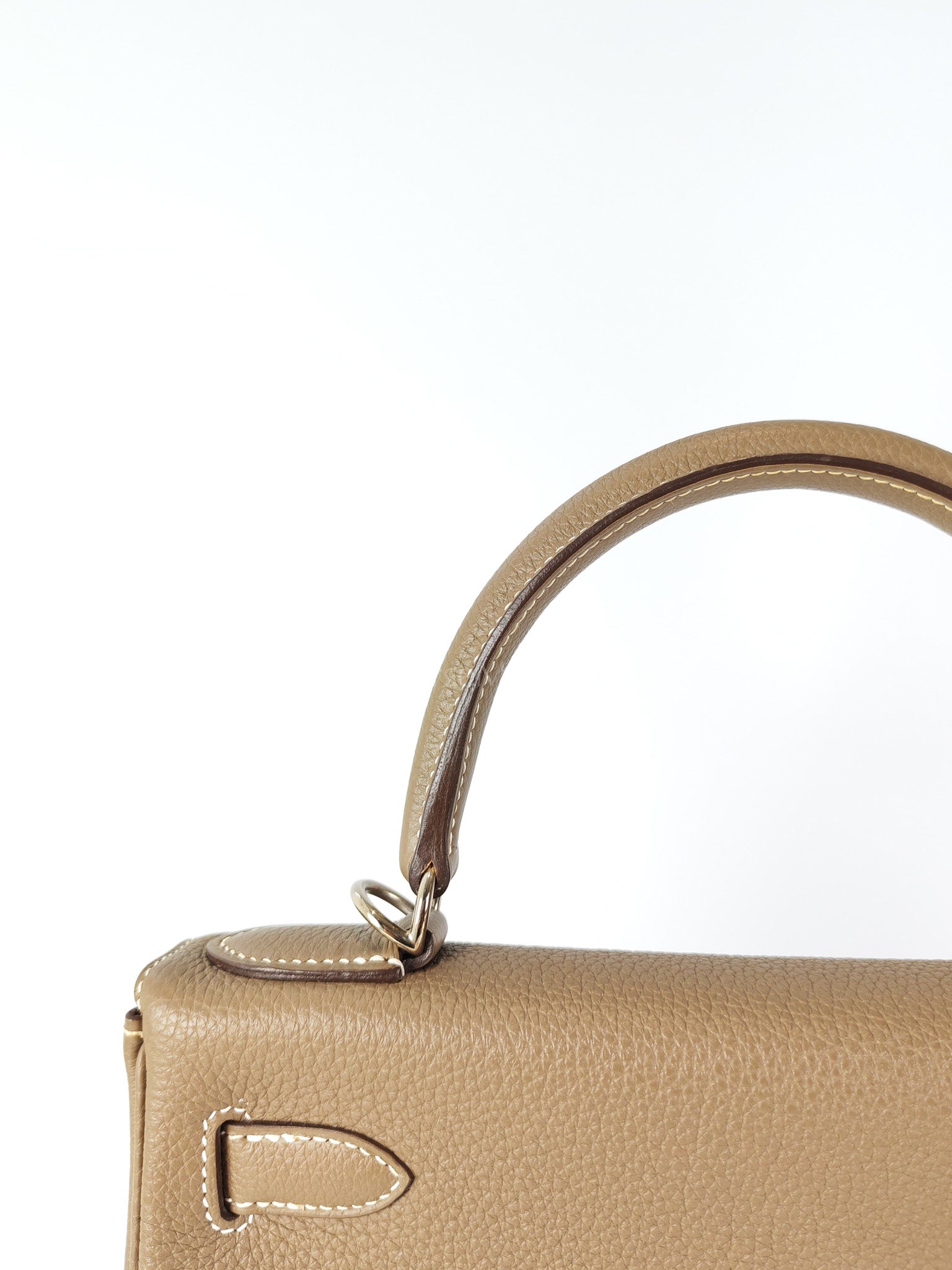 Kelly 28 Retourne in Epsom Leather and Palladium Hardware Stamp D (2019) | Purse Maison Luxury Bags Shop