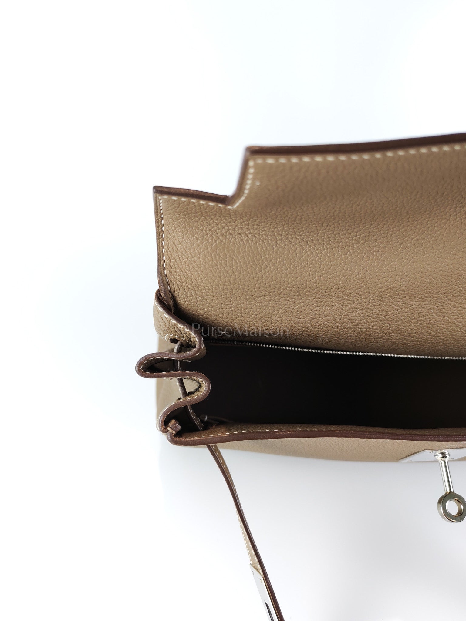 Kelly 28 Retourne in Epsom Leather and Palladium Hardware Stamp D (2019) | Purse Maison Luxury Bags Shop