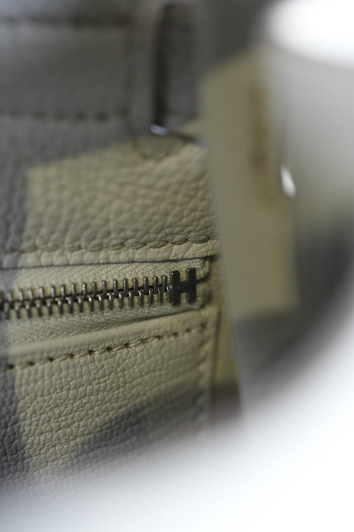 Kelly 28 Retourne Touch Beton Togo Leather in Palladium Hardware Stamp C (2018) | Purse Maison Luxury Bags Shop