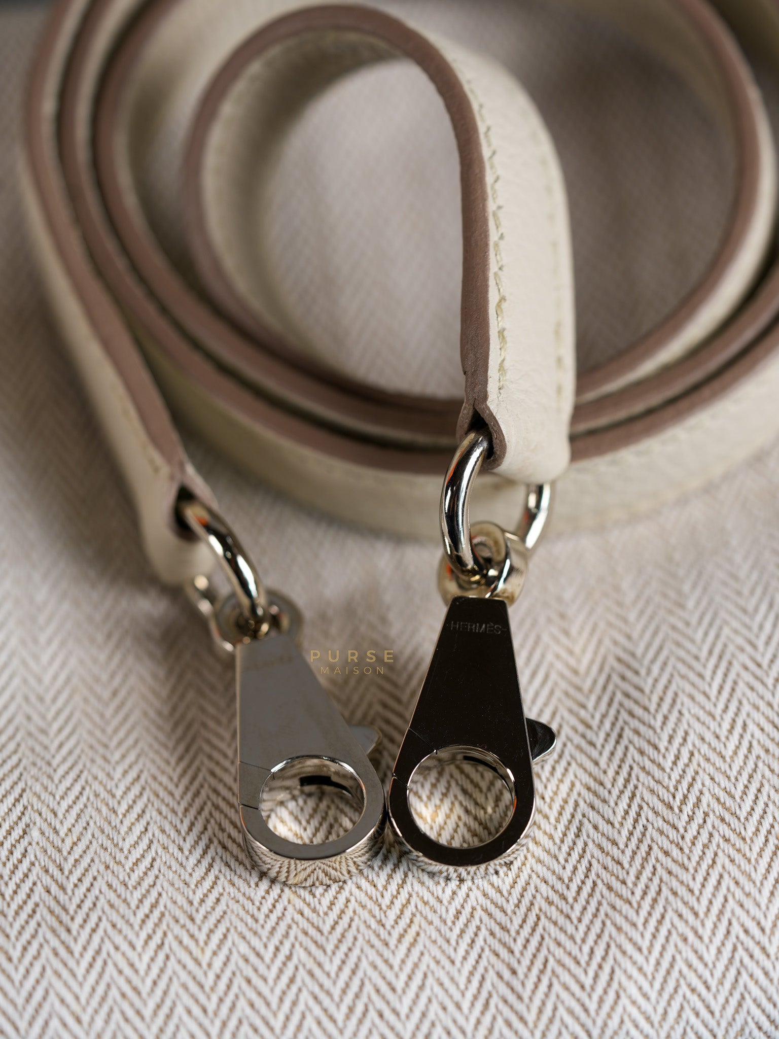 Kelly 28 Retourne Touch Beton Togo Leather in Palladium Hardware Stamp C (2018) | Purse Maison Luxury Bags Shop