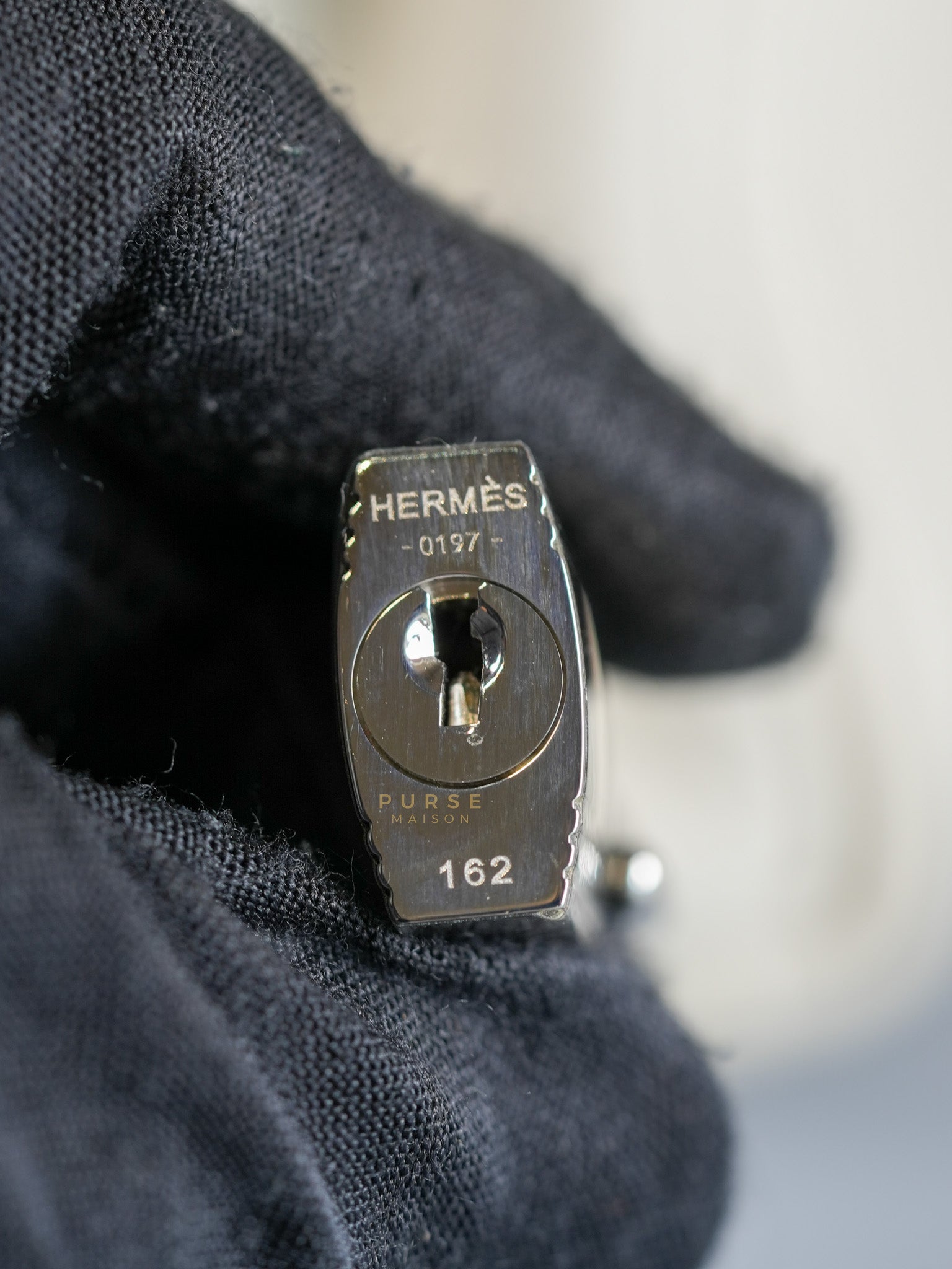 Kelly 28 Retourne Touch Beton Togo Leather in Palladium Hardware Stamp C (2018) | Purse Maison Luxury Bags Shop