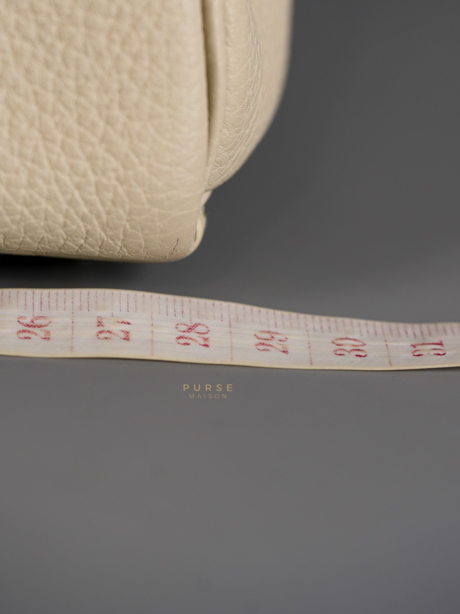 Kelly 28 Retourne Touch Beton Togo Leather in Palladium Hardware Stamp C (2018) | Purse Maison Luxury Bags Shop